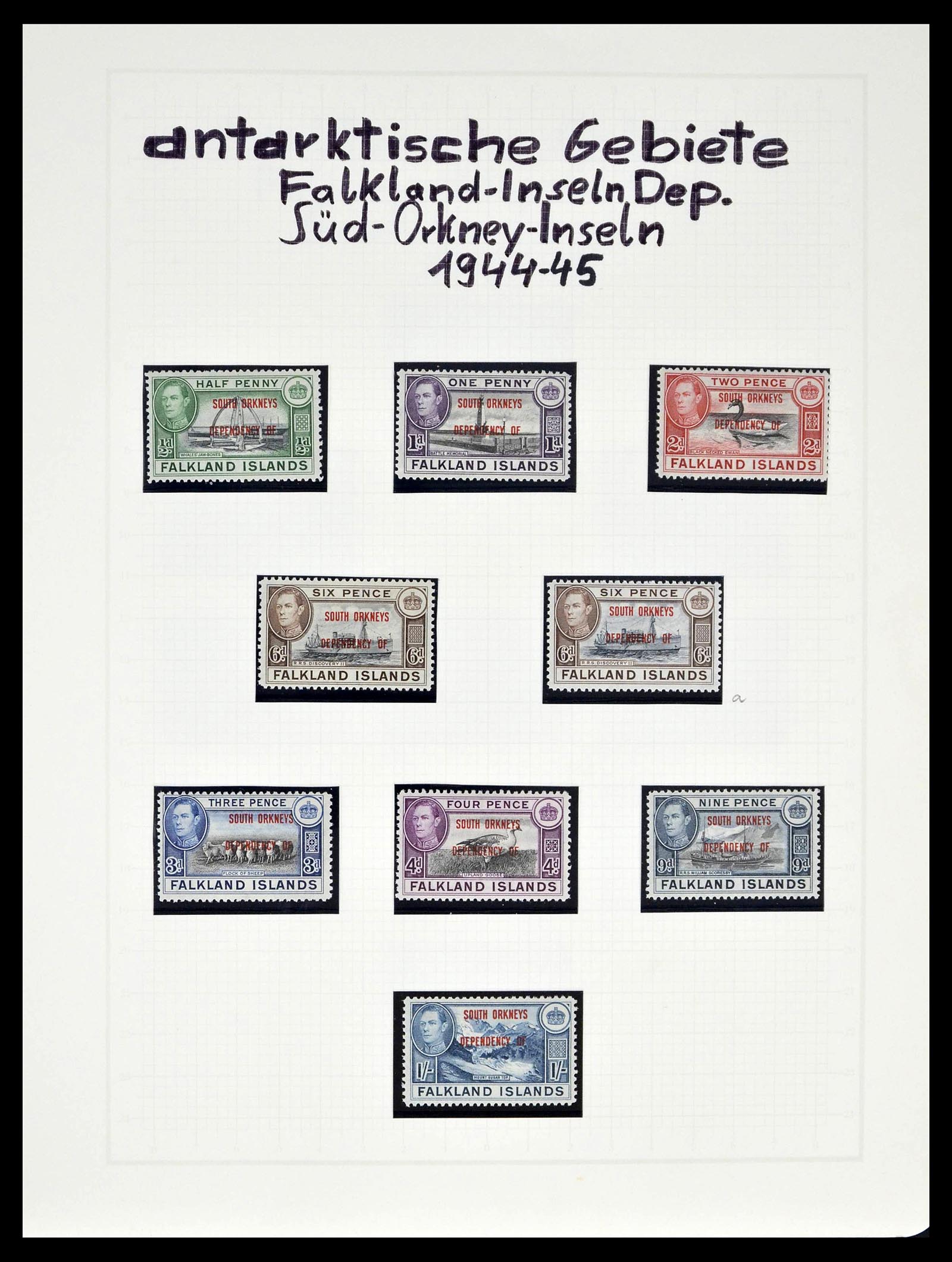 39398 0074 - Stamp collection 39398 Antarctica 1908-1984.