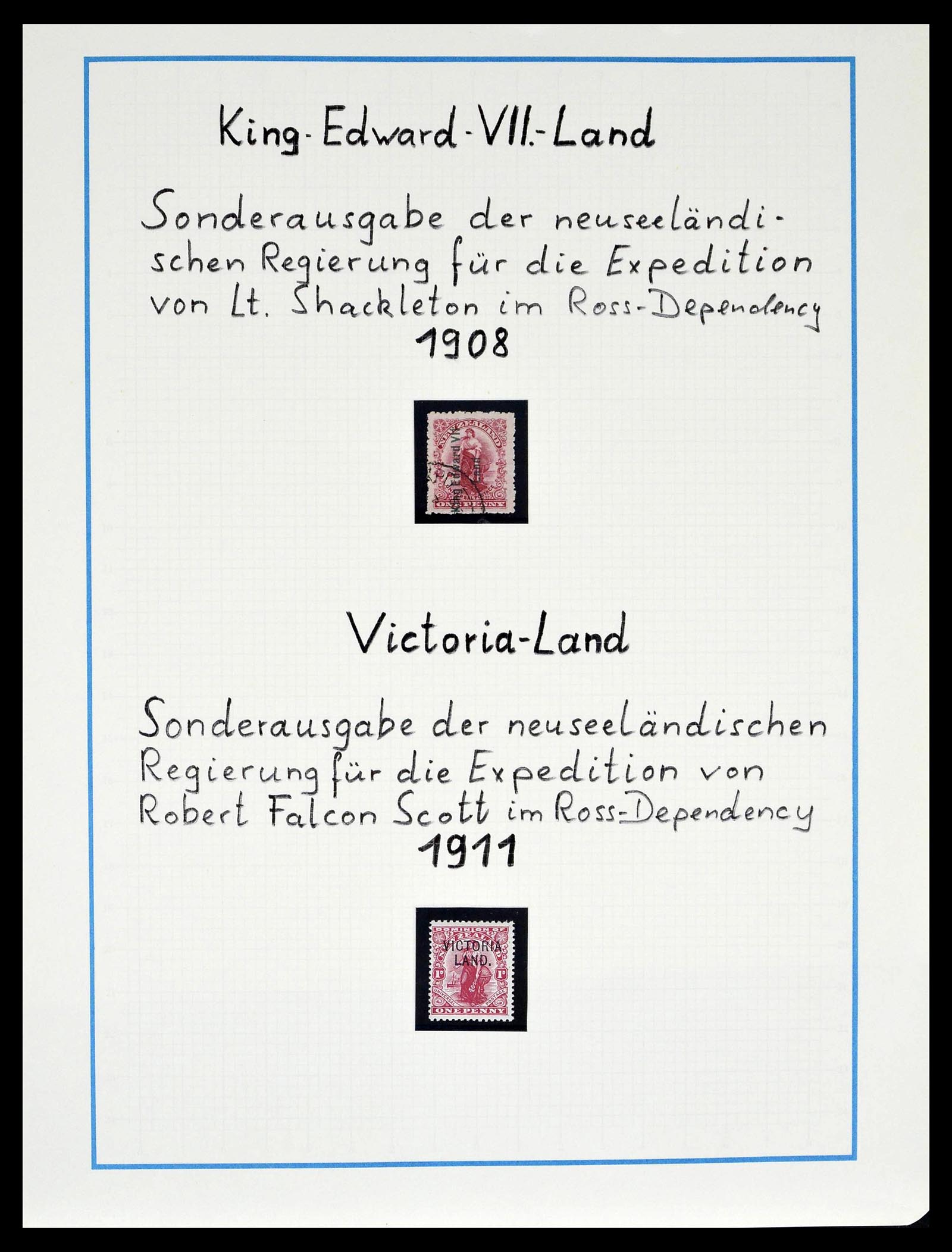 39398 0076 - Stamp collection 39398 Antarctica 1908-1984.