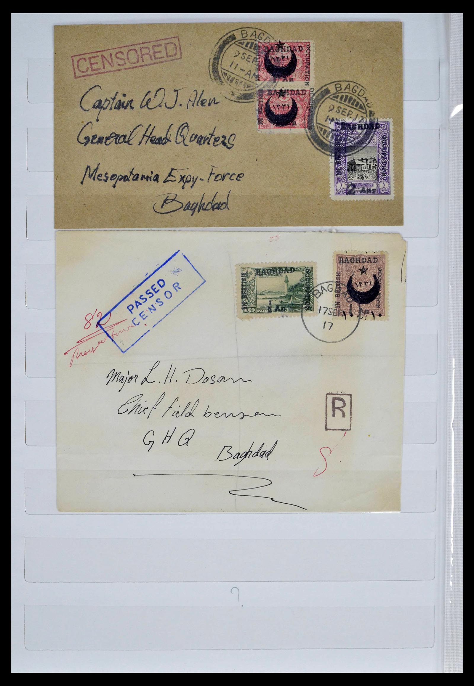 39400 0030 - Postzegelverzameling 39400 Midden Oosten 1918-1960.