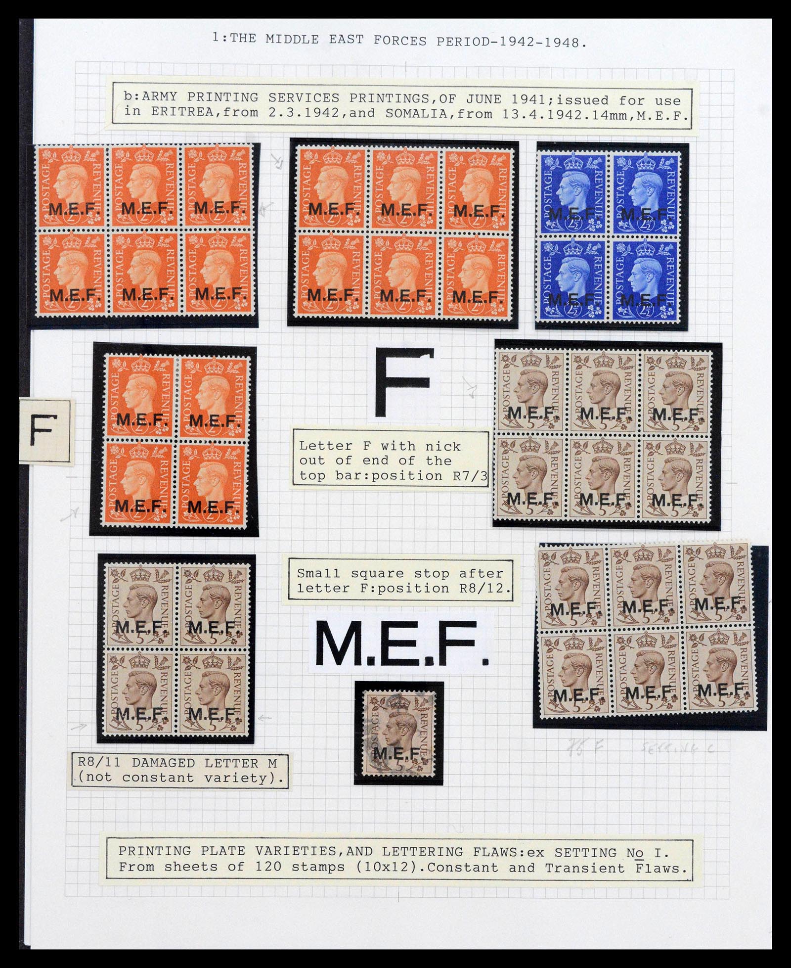 39401 0004 - Stamp collection 39401 British occupations Italian colonies 1942-1948.