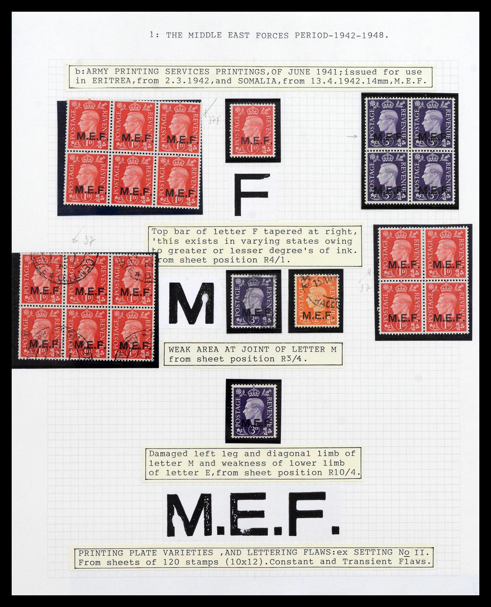39401 0013 - Stamp collection 39401 British occupations Italian colonies 1942-1948.