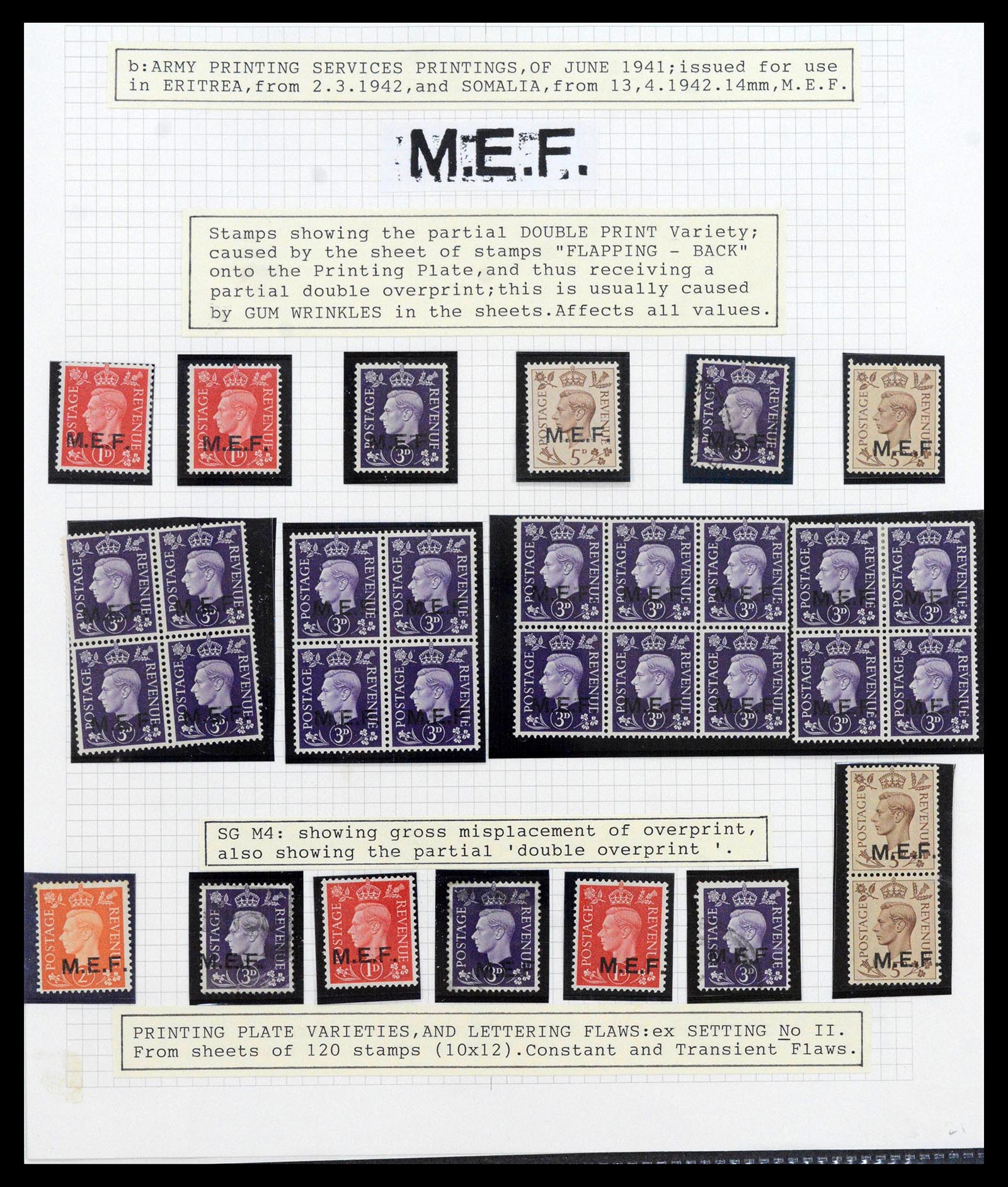 39401 0019 - Stamp collection 39401 British occupations Italian colonies 1942-1948.