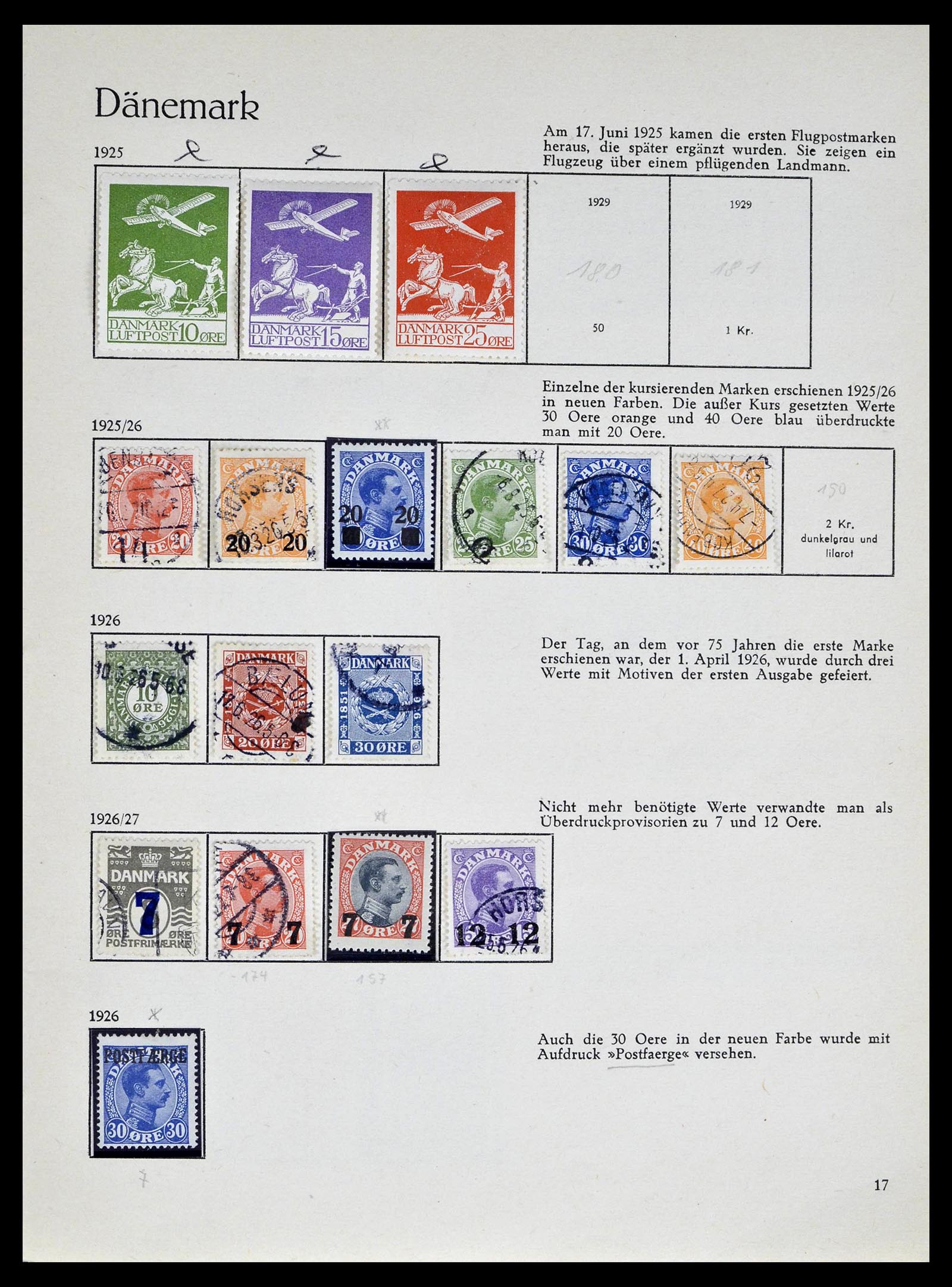 39407 0008 - Postzegelverzameling 39407 Denemarken 1851-1969.