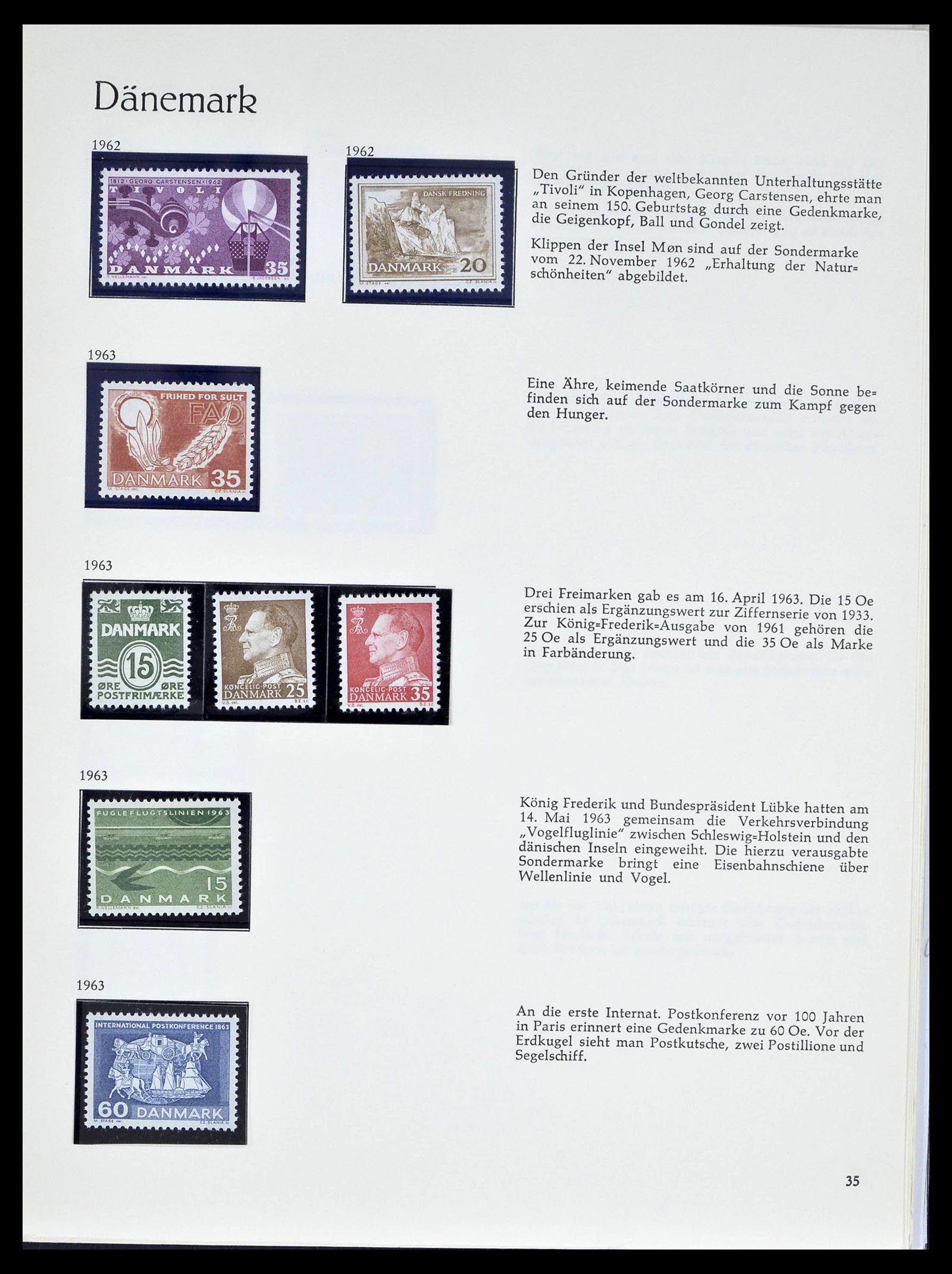 39407 0029 - Stamp collection 39407 Denmark 1851-1969.