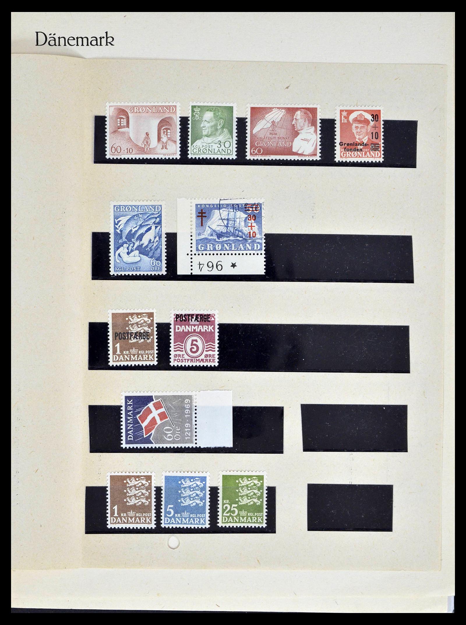 39407 0038 - Stamp collection 39407 Denmark 1851-1969.