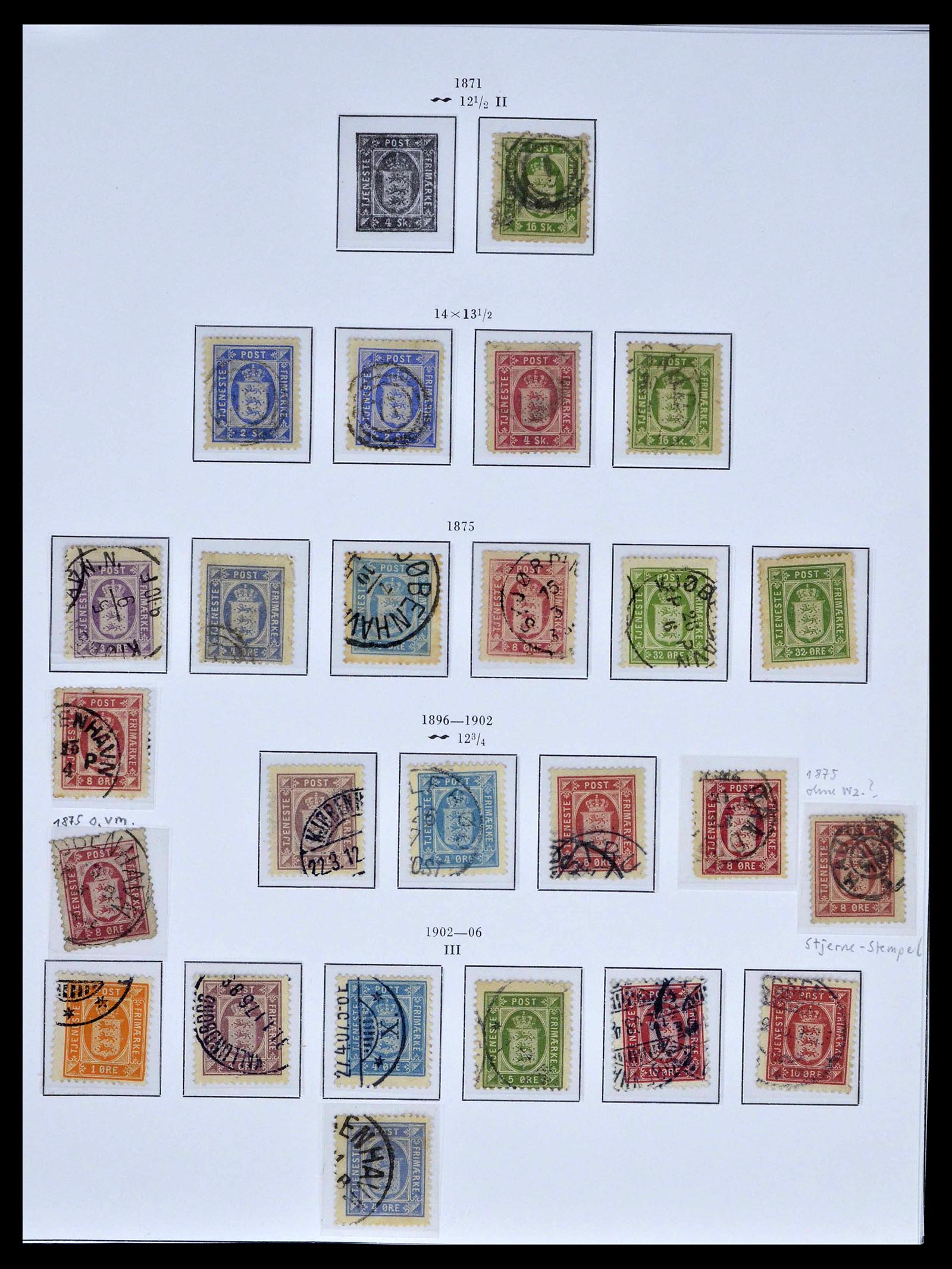 39407 0045 - Stamp collection 39407 Denmark 1851-1969.