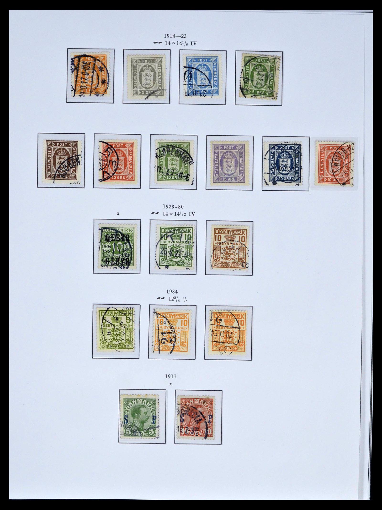 39407 0046 - Stamp collection 39407 Denmark 1851-1969.
