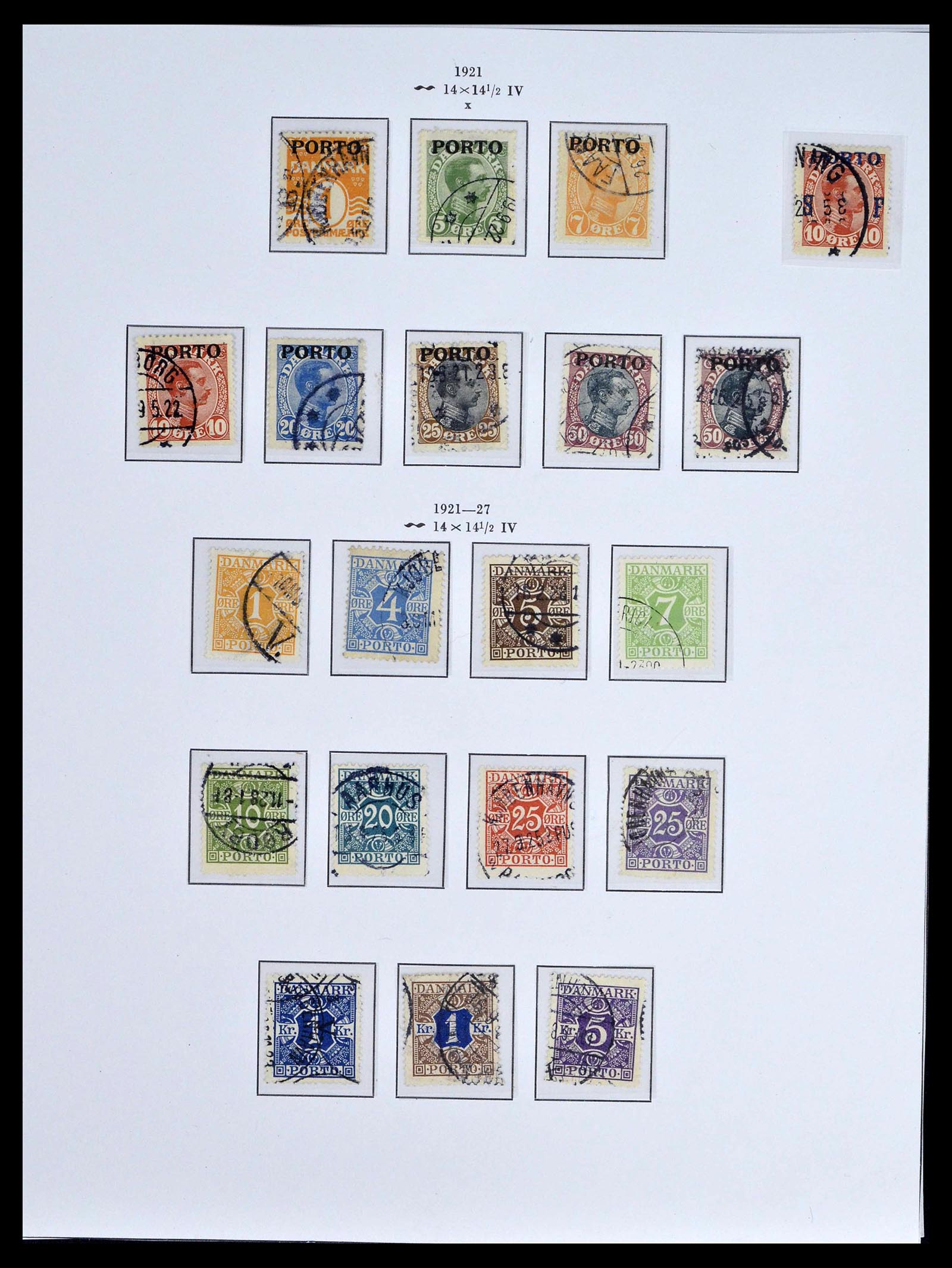39407 0049 - Stamp collection 39407 Denmark 1851-1969.
