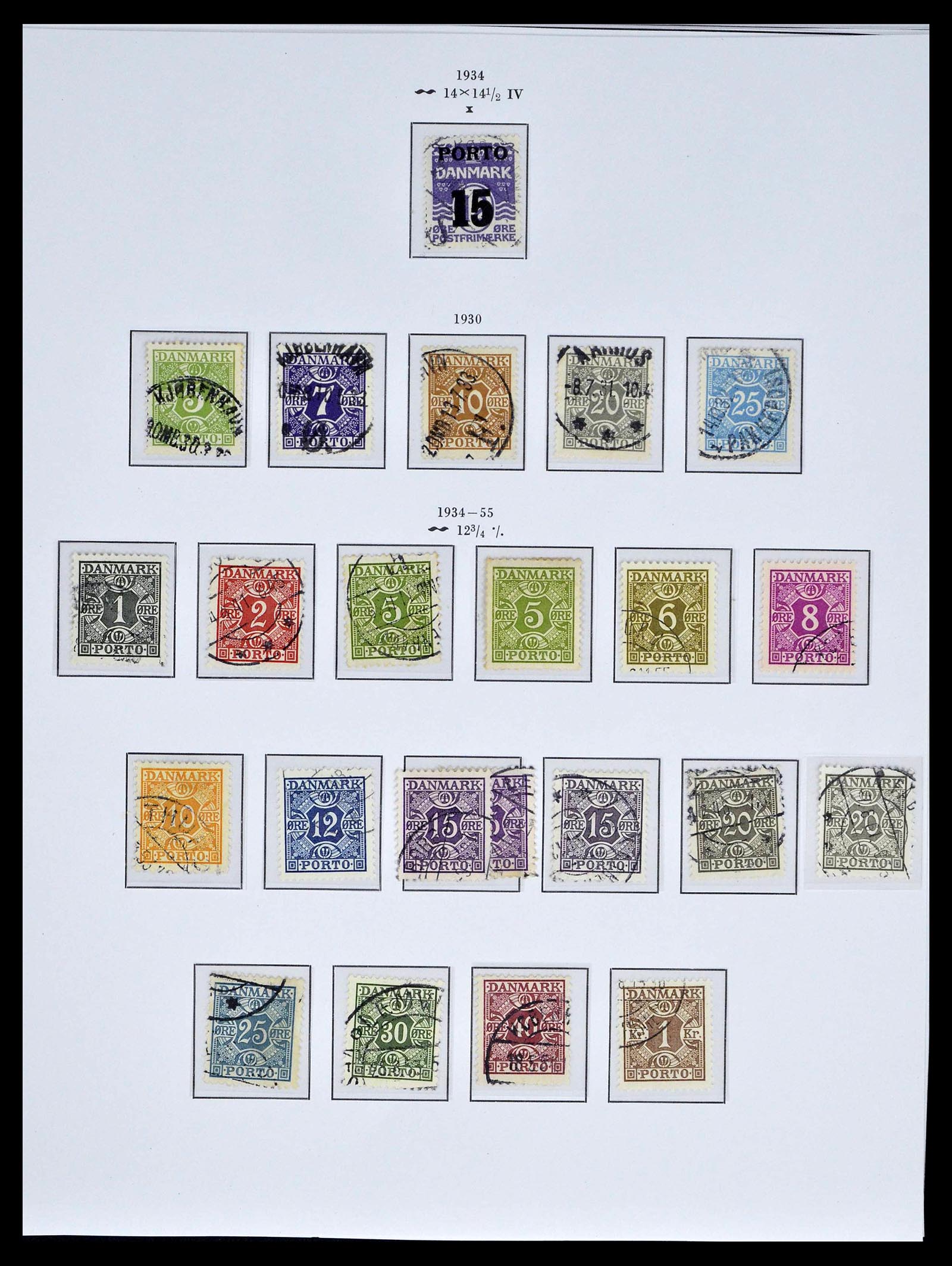 39407 0050 - Stamp collection 39407 Denmark 1851-1969.