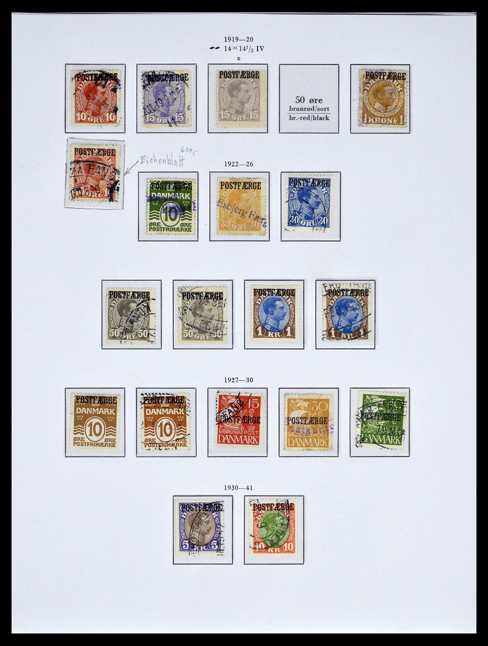 39407 0051 - Stamp collection 39407 Denmark 1851-1969.