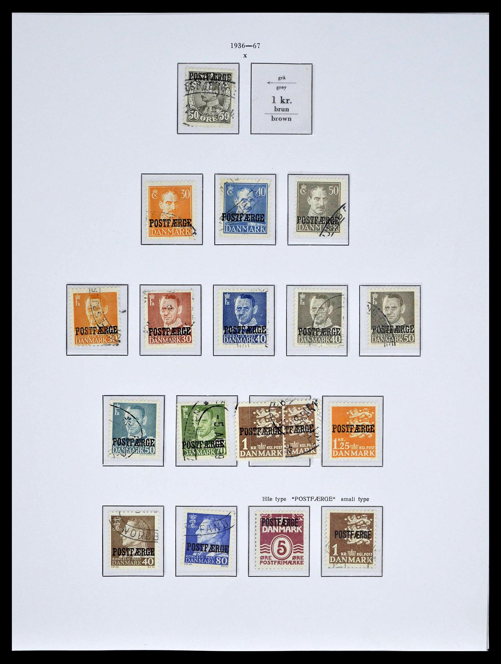 39407 0052 - Stamp collection 39407 Denmark 1851-1969.