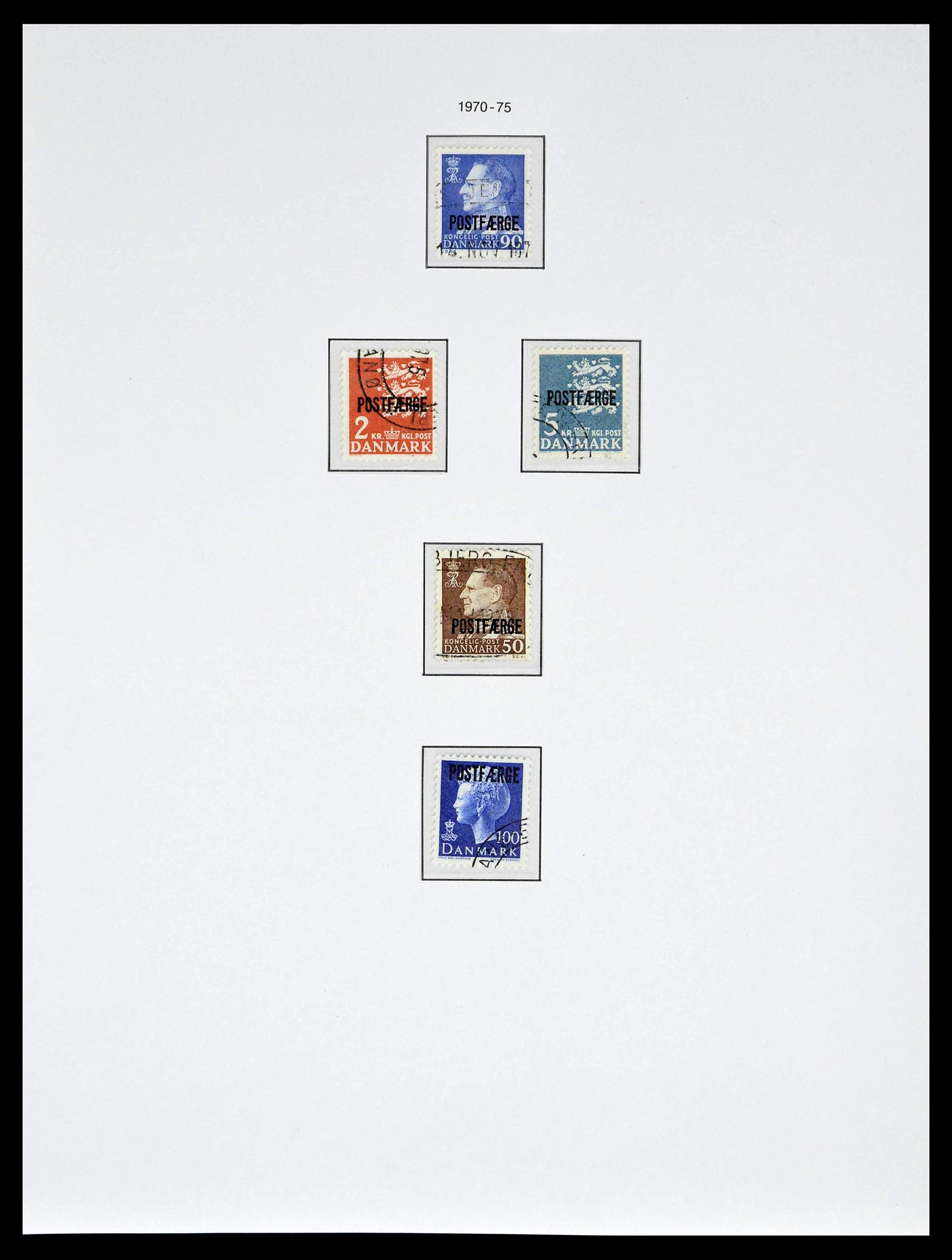 39407 0060 - Stamp collection 39407 Denmark 1851-1969.