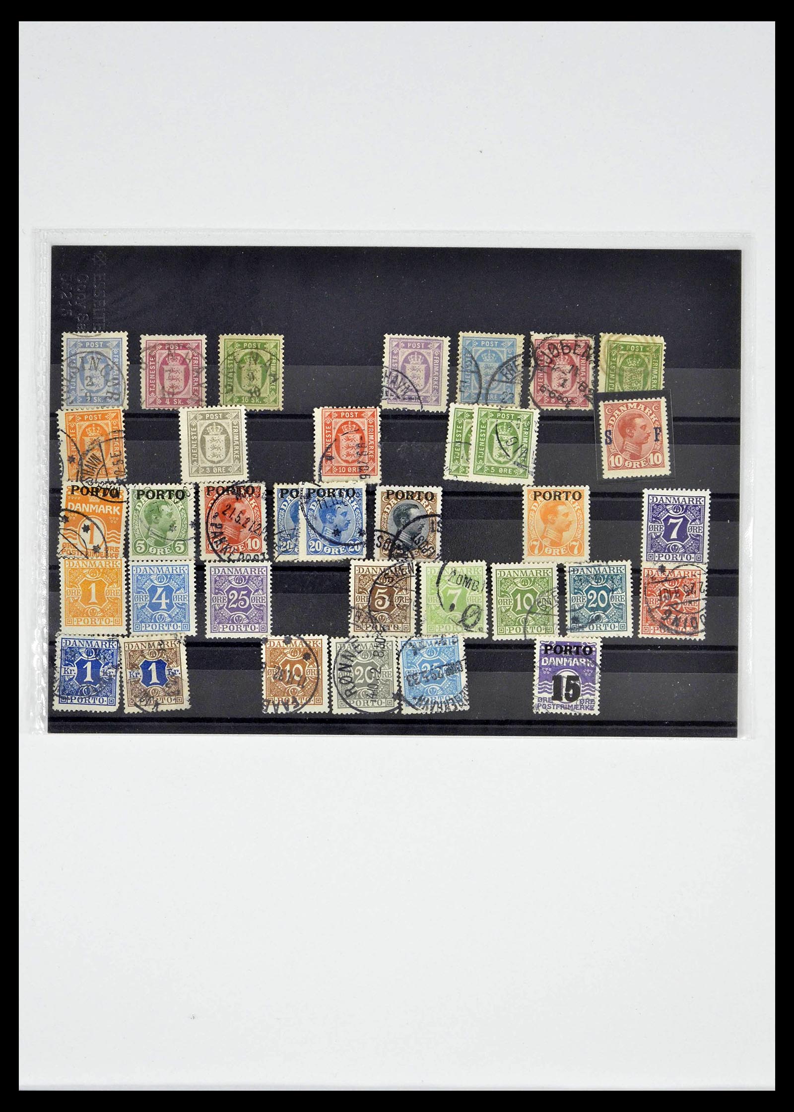 39407 0061 - Postzegelverzameling 39407 Denemarken 1851-1969.