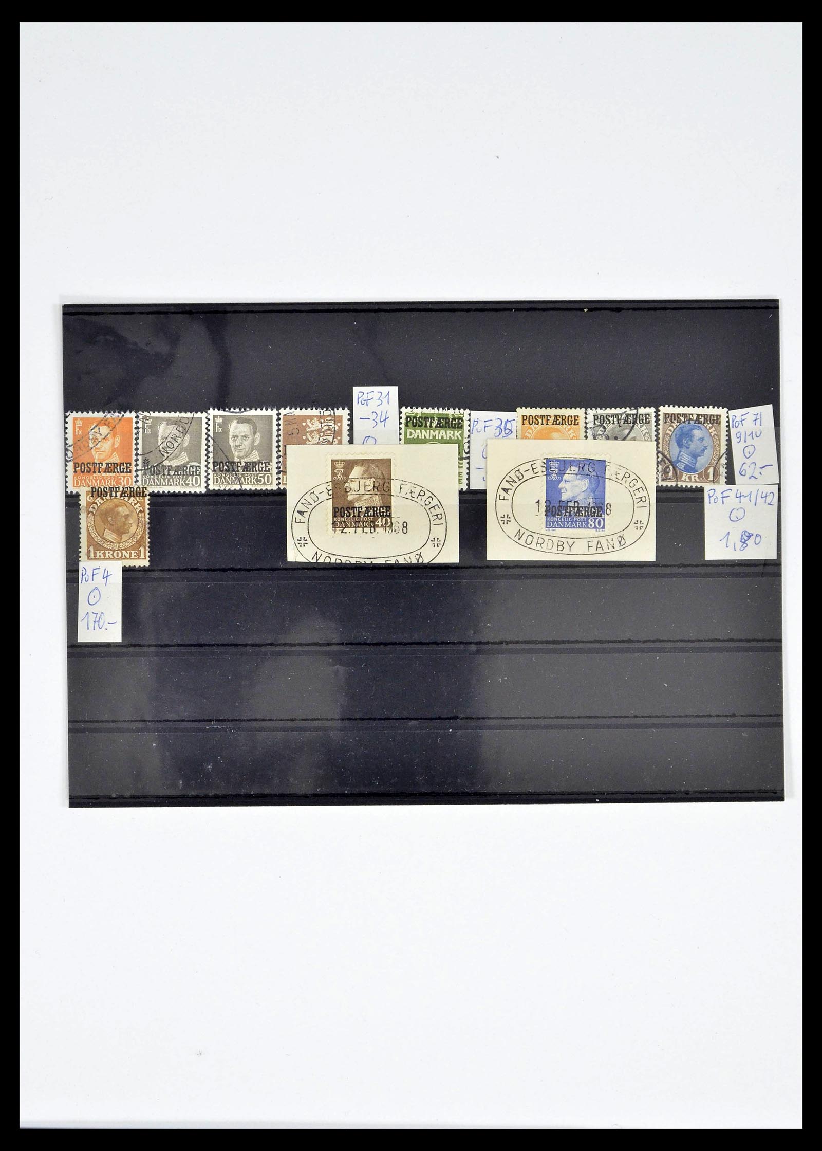 39407 0064 - Postzegelverzameling 39407 Denemarken 1851-1969.
