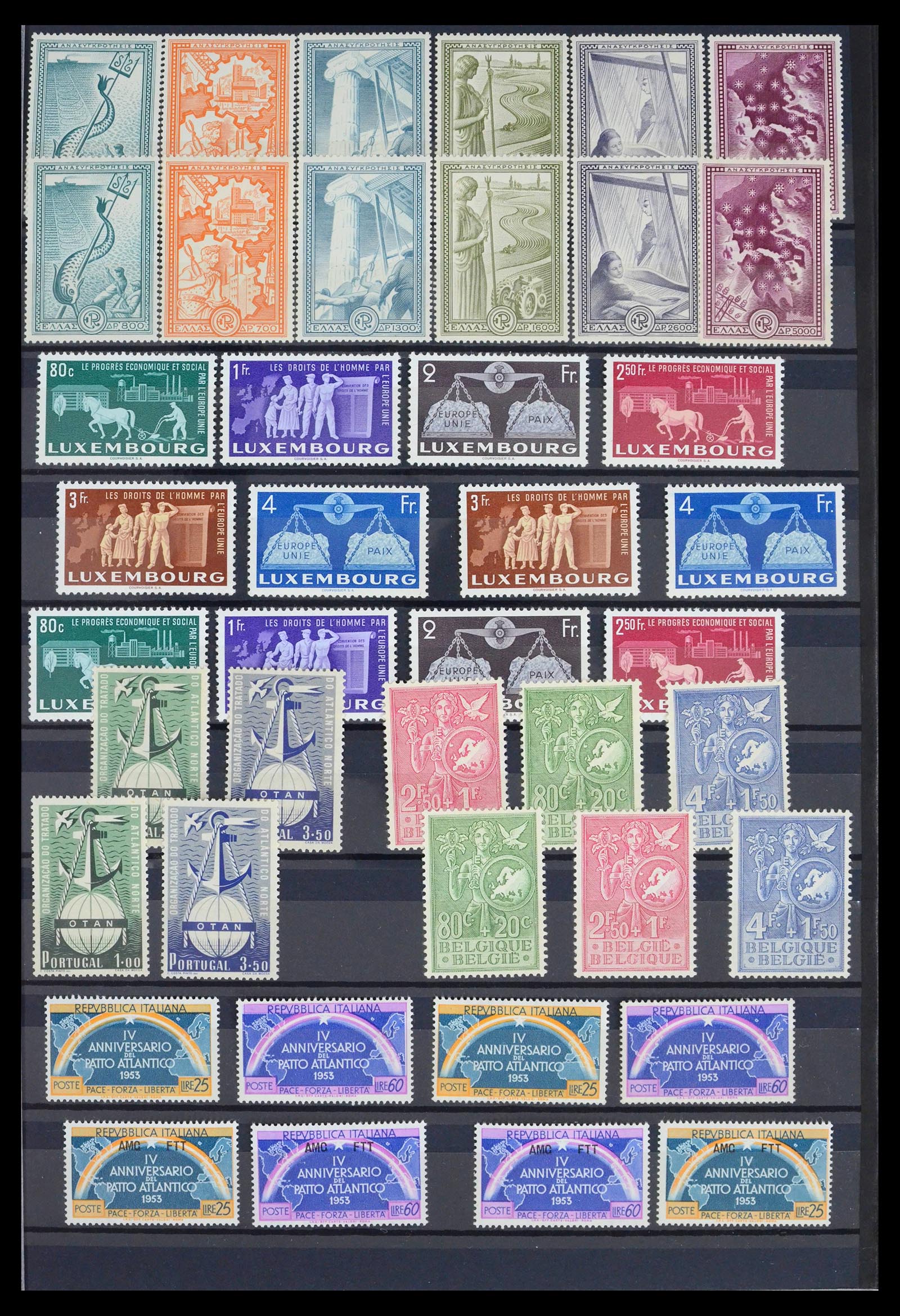 39416 0003 - Postzegelverzameling 39416 Europa CEPT 1949-2007.