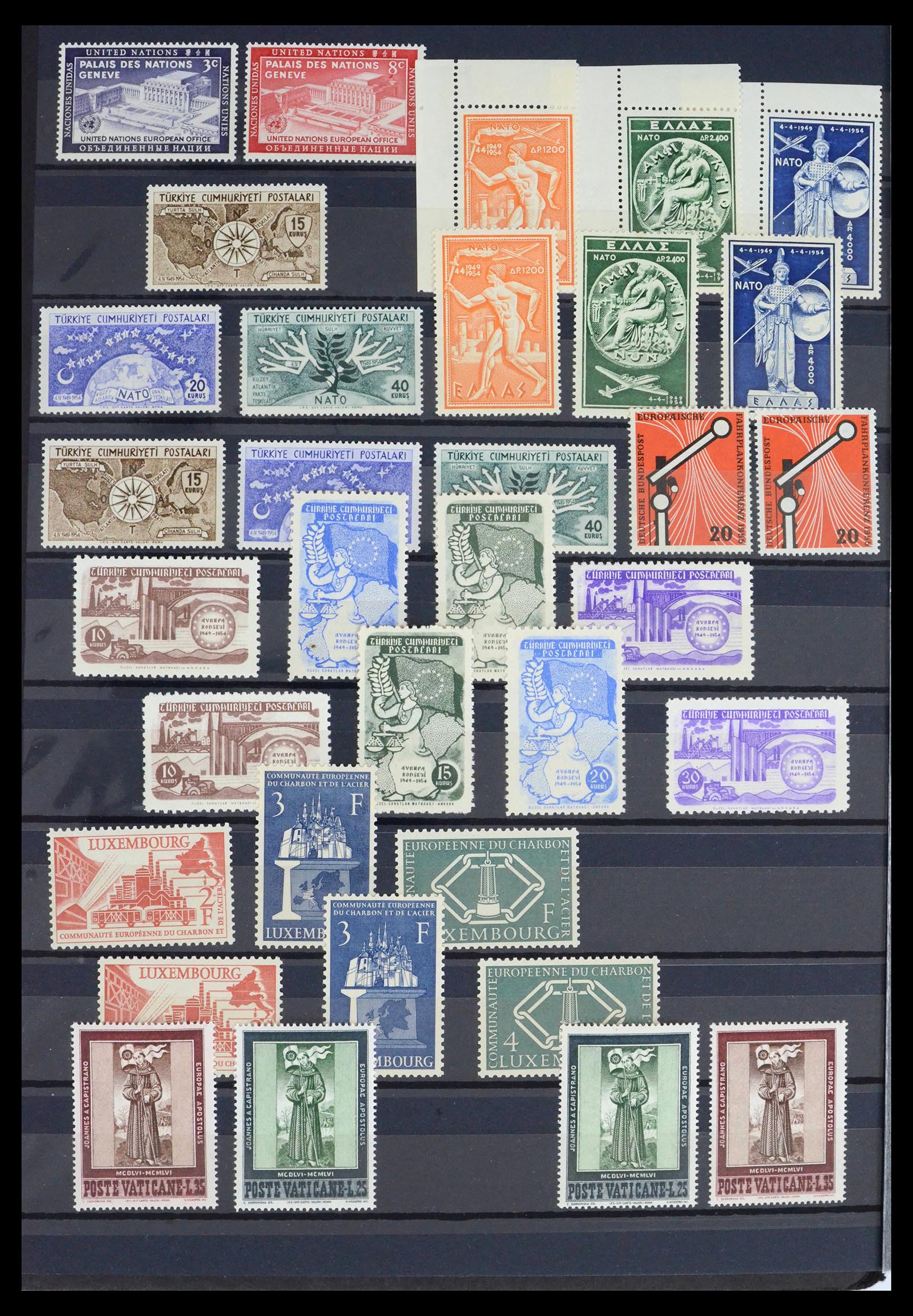 39416 0004 - Postzegelverzameling 39416 Europa CEPT 1949-2007.