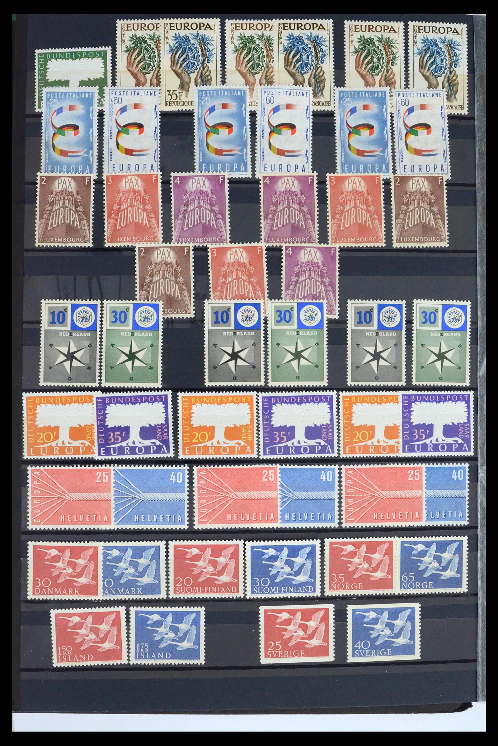 39416 0006 - Postzegelverzameling 39416 Europa CEPT 1949-2007.