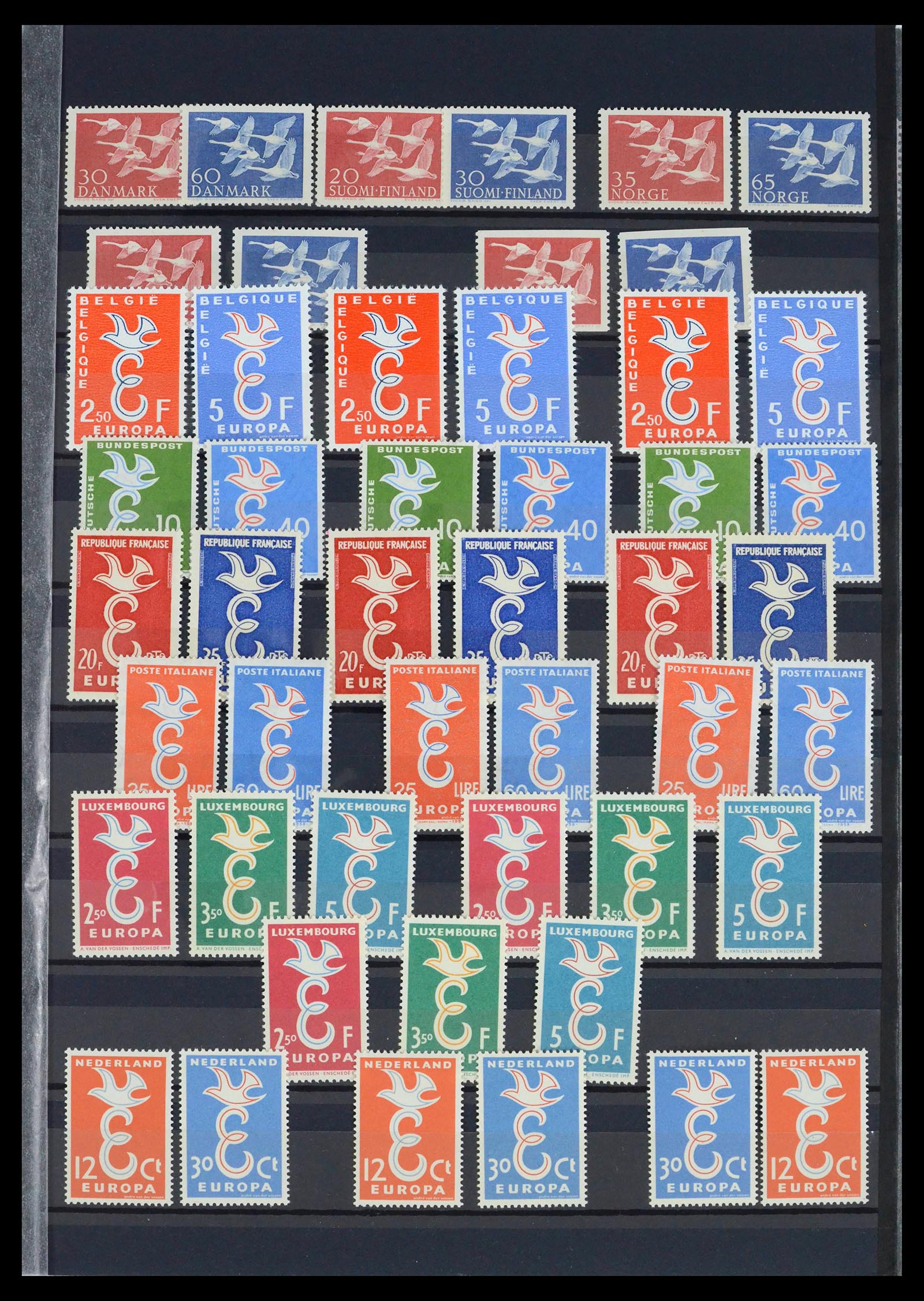 39416 0007 - Postzegelverzameling 39416 Europa CEPT 1949-2007.