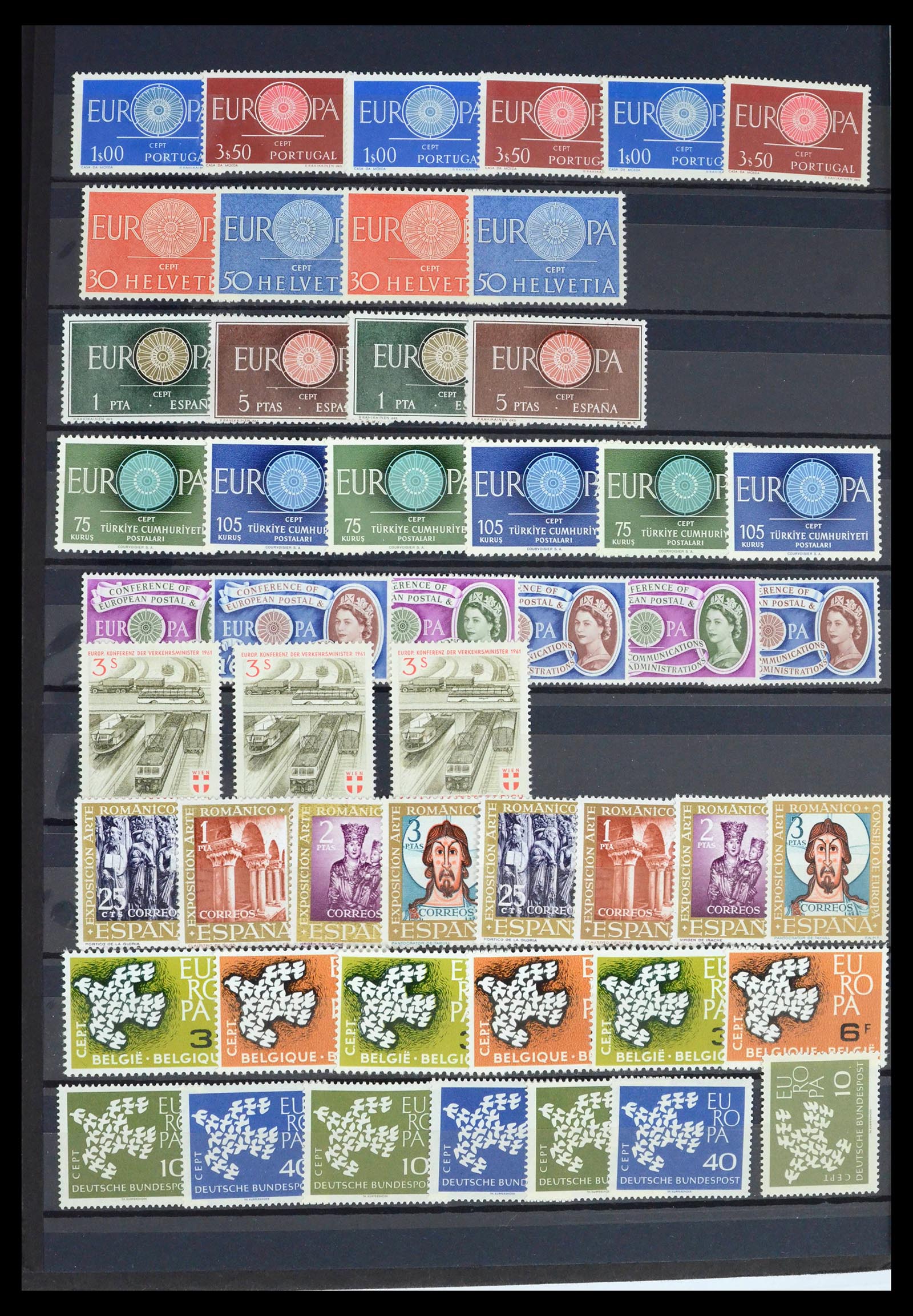 39416 0012 - Postzegelverzameling 39416 Europa CEPT 1949-2007.
