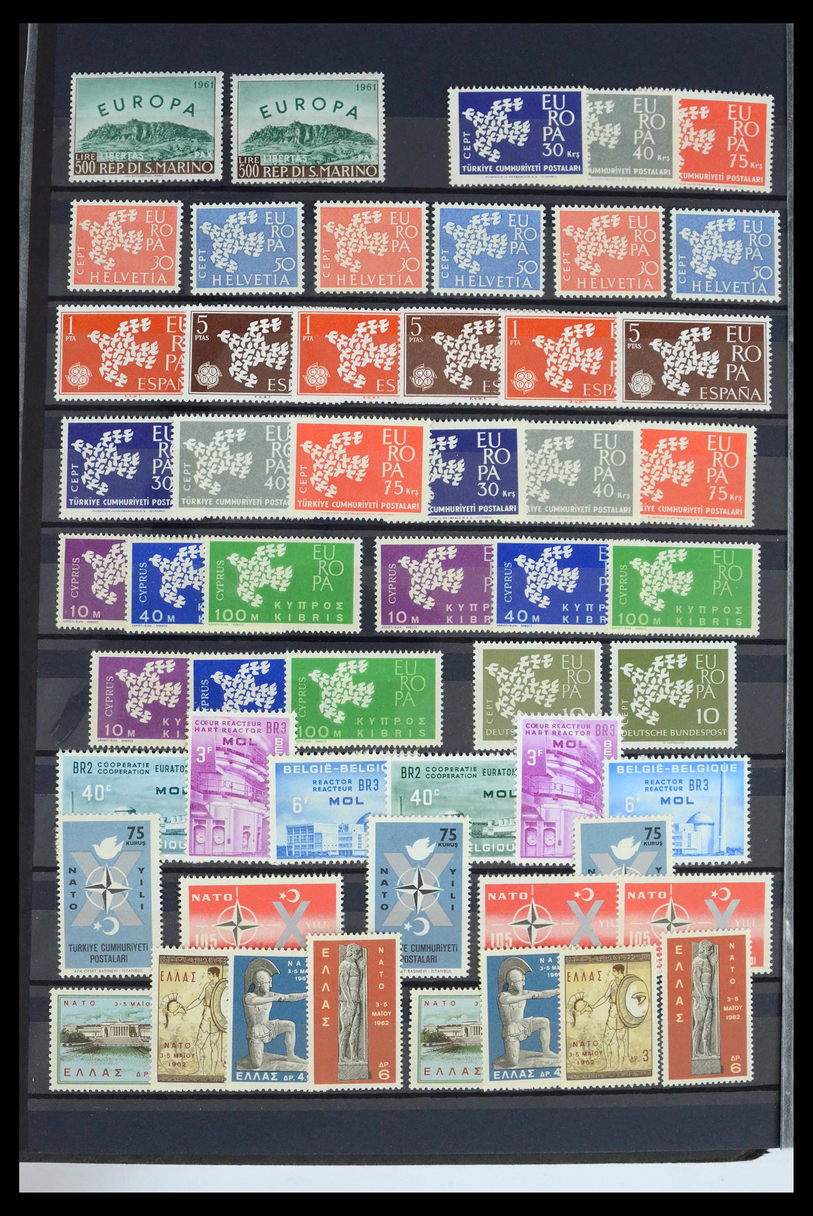 39416 0014 - Postzegelverzameling 39416 Europa CEPT 1949-2007.