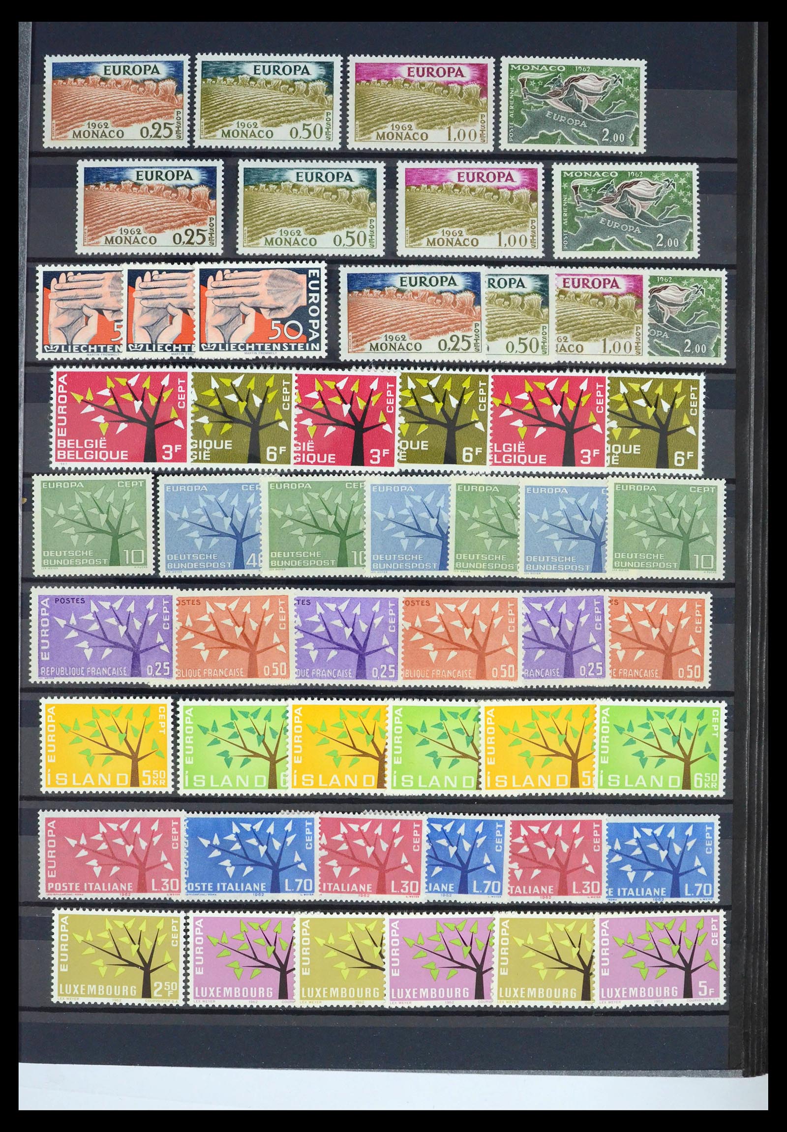 39416 0015 - Postzegelverzameling 39416 Europa CEPT 1949-2007.