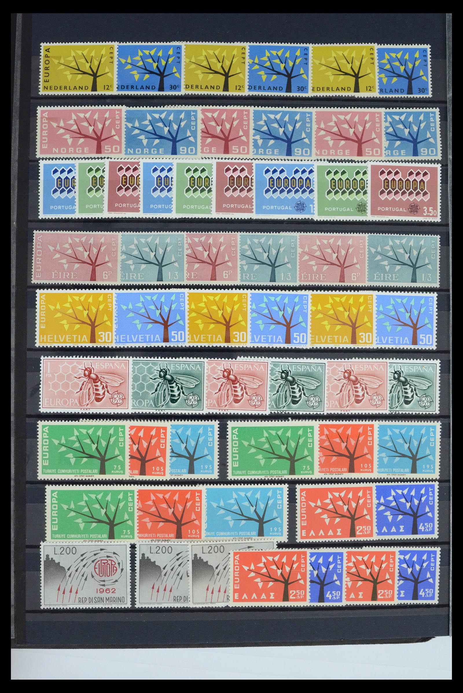 39416 0016 - Postzegelverzameling 39416 Europa CEPT 1949-2007.