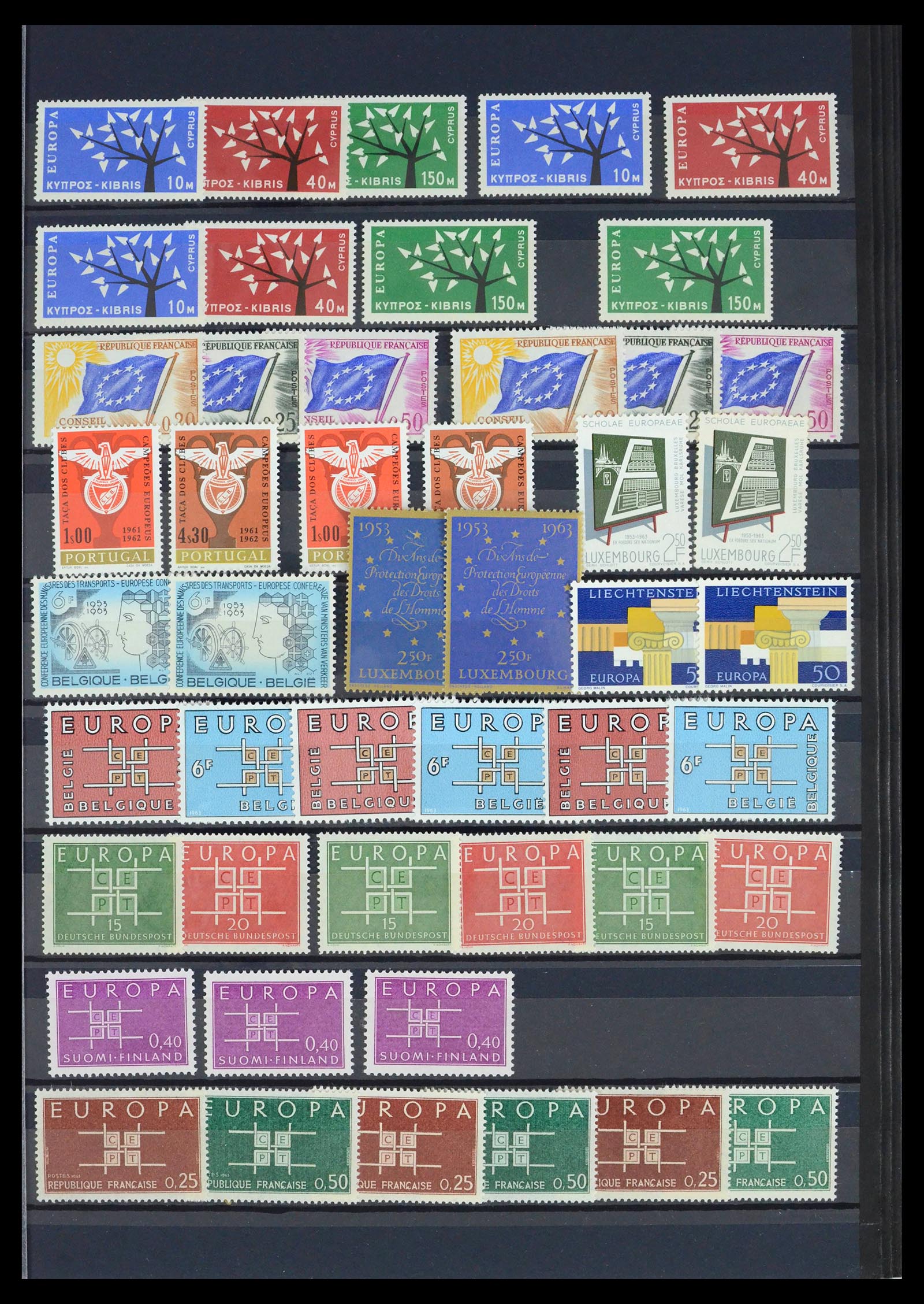 39416 0017 - Postzegelverzameling 39416 Europa CEPT 1949-2007.