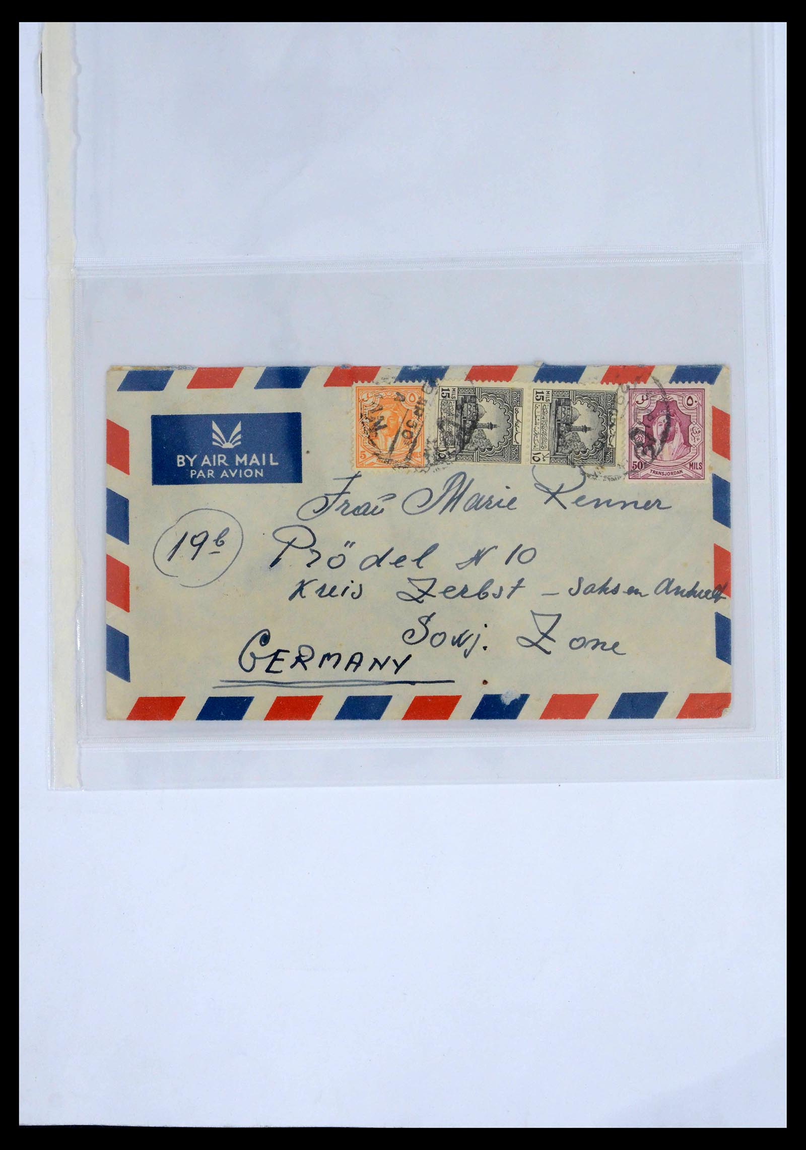 39418 0009 - Postzegelverzameling 39418 Irak brieven 1921-2001.