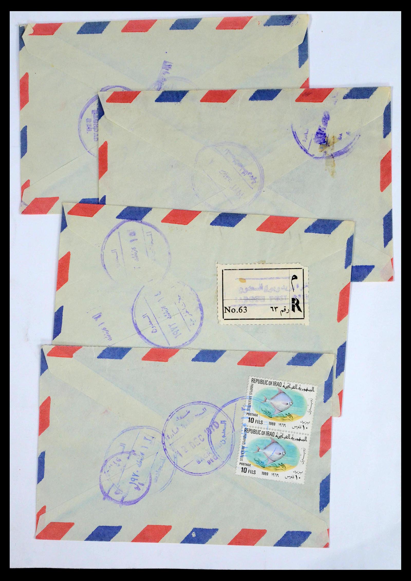 39418 0018 - Postzegelverzameling 39418 Irak brieven 1921-2001.