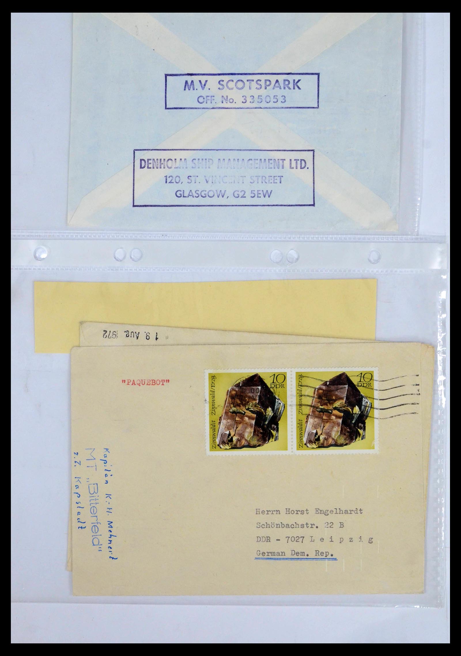 39418 0020 - Postzegelverzameling 39418 Irak brieven 1921-2001.