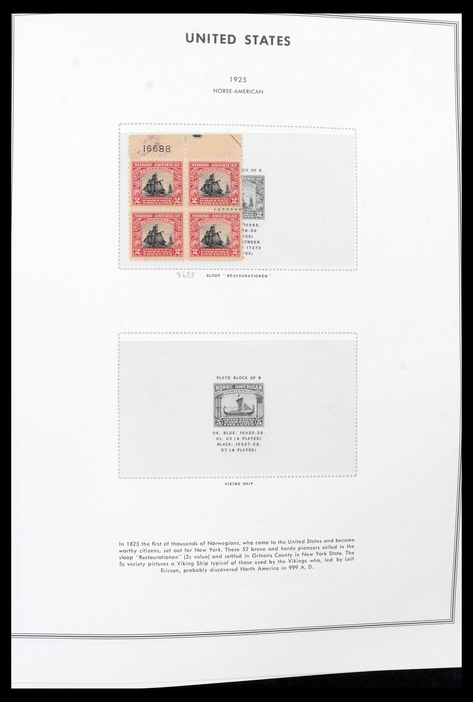 39419 0007 - Postzegelverzameling 39419 USA plaatblokken 1919-1980.