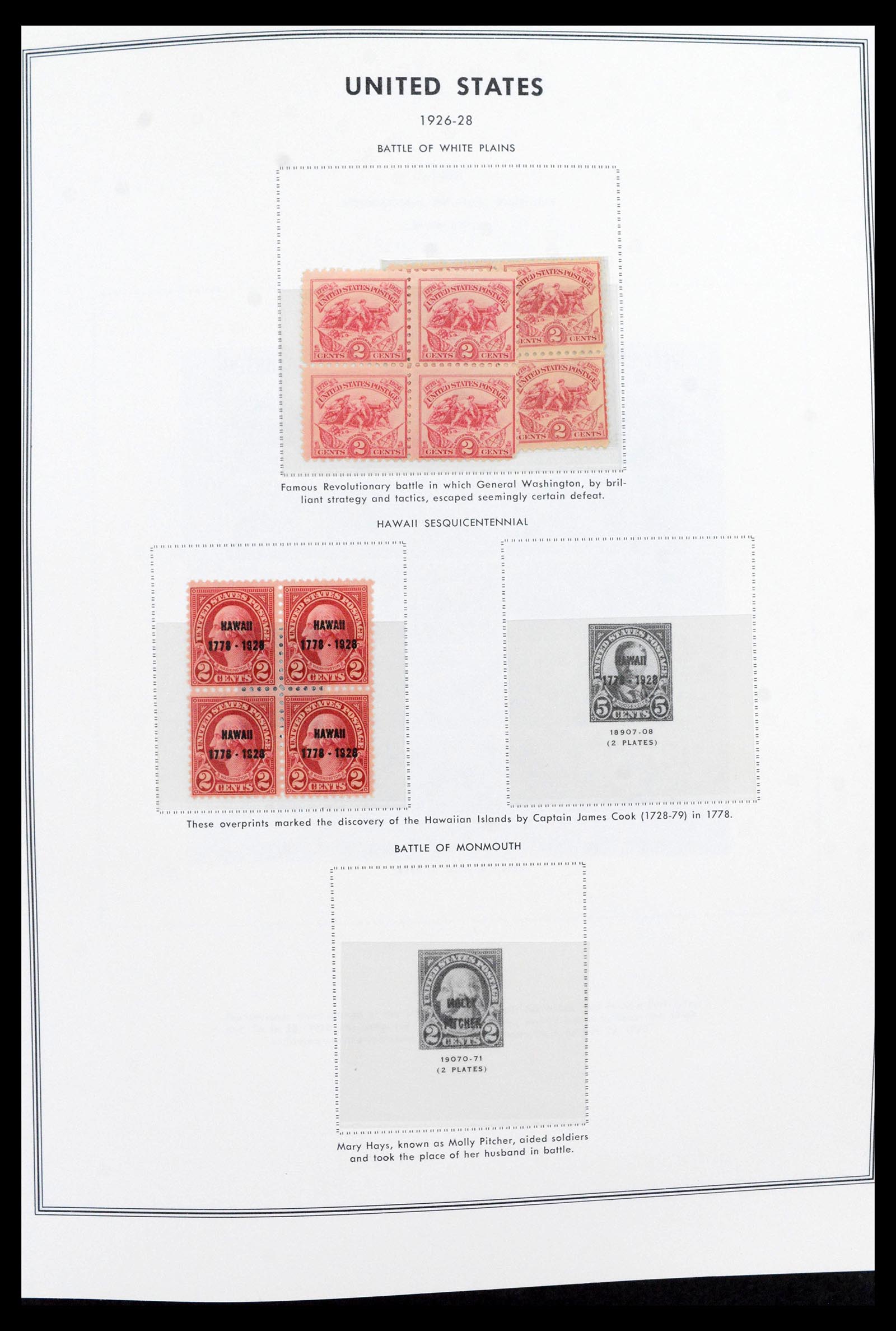39419 0008 - Postzegelverzameling 39419 USA plaatblokken 1919-1980.