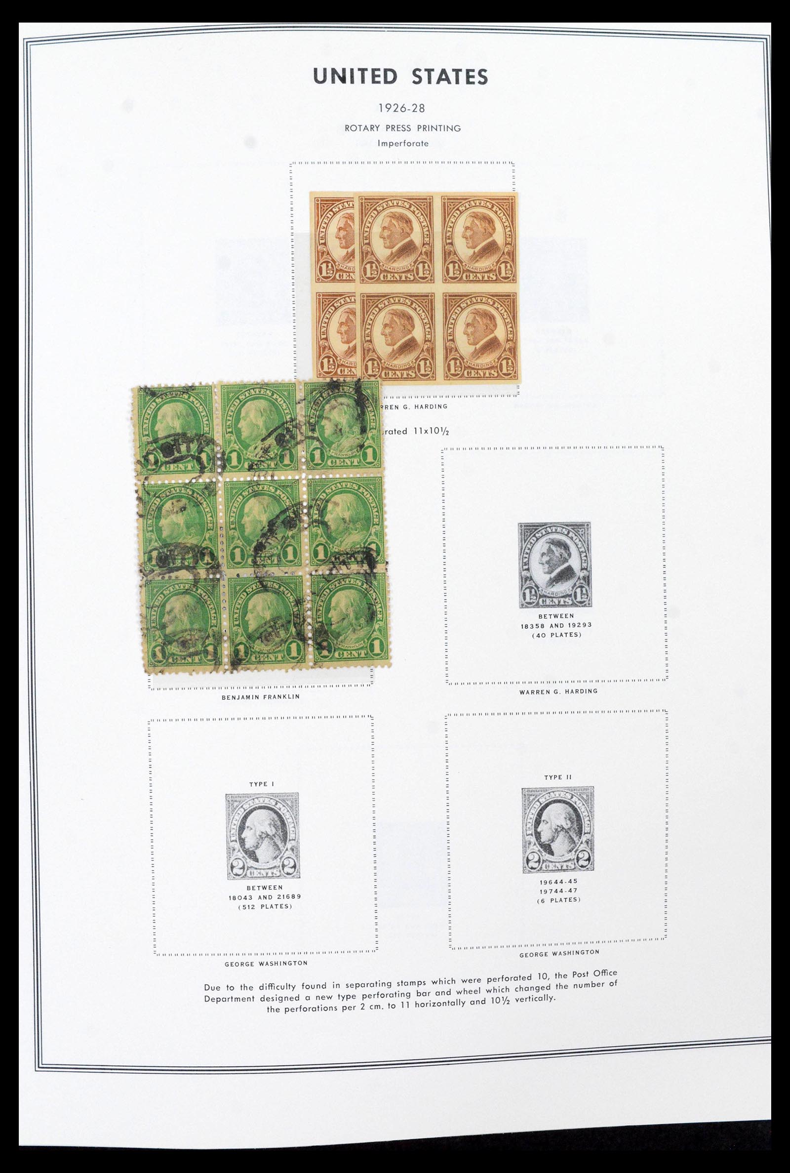 39419 0009 - Postzegelverzameling 39419 USA plaatblokken 1919-1980.