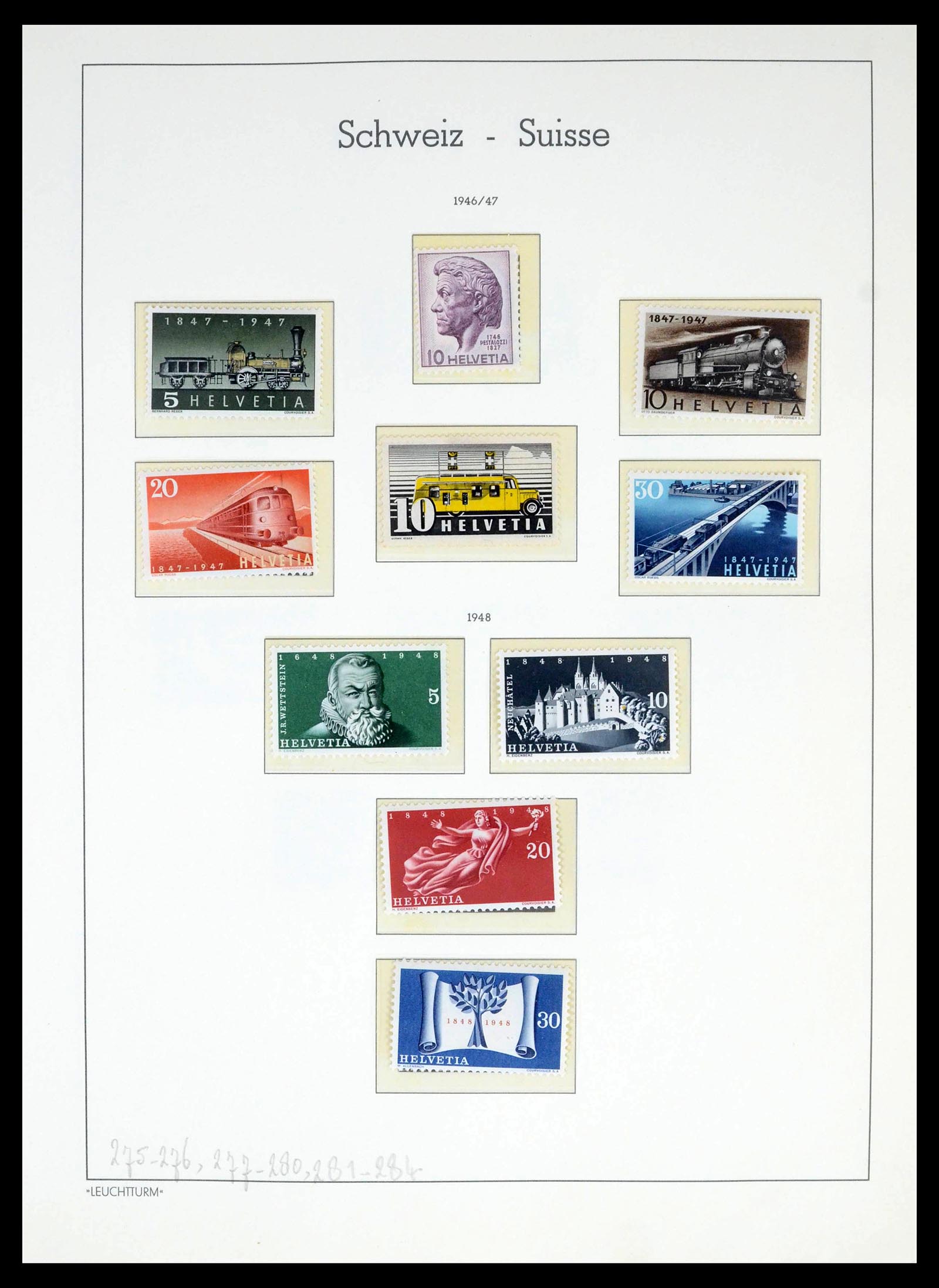 39420 0029 - Postzegelverzameling 39420 Zwitserland 1862-1974.