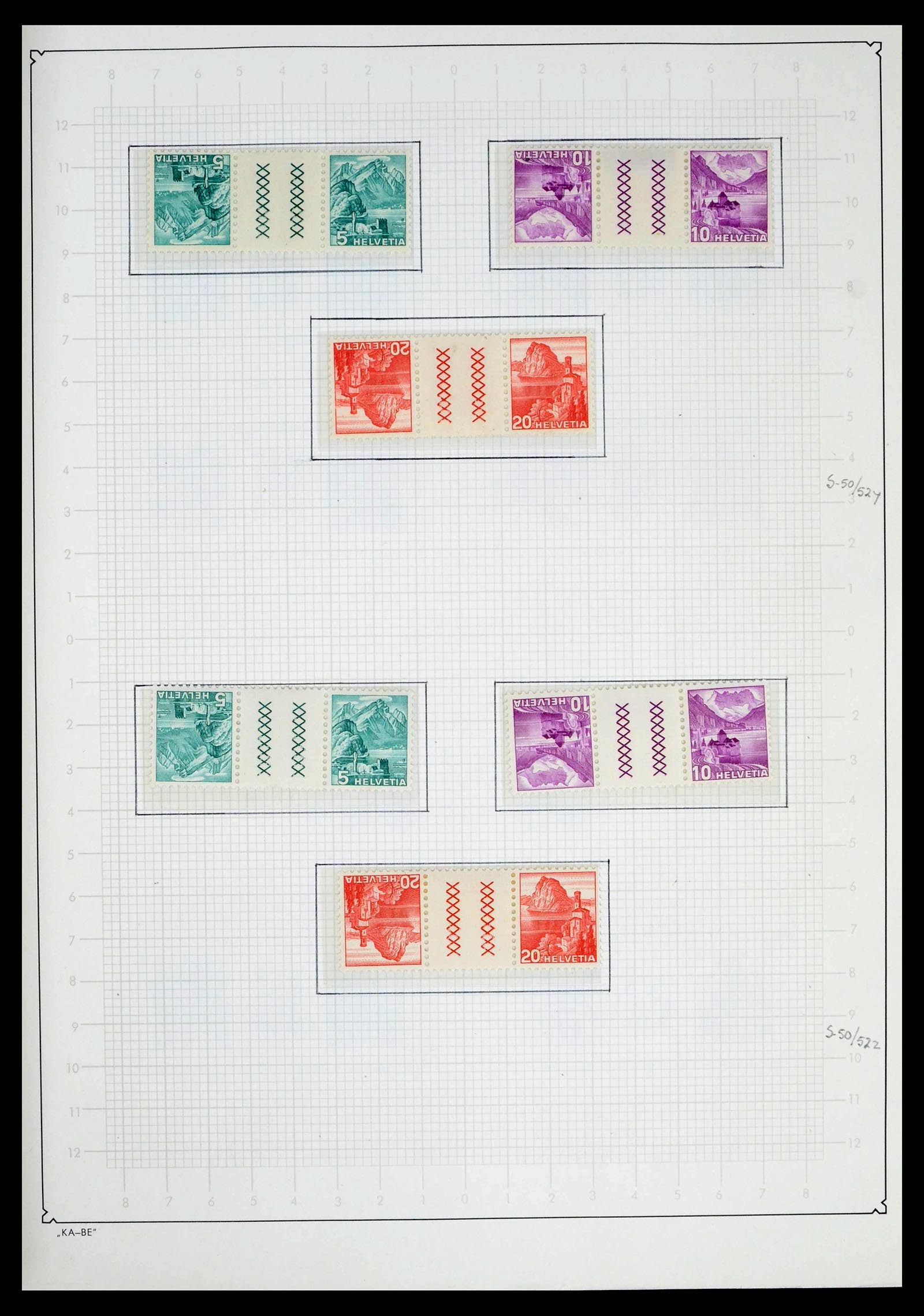 39420 0186 - Stamp collection 39420 Switzerland 1862-1974.
