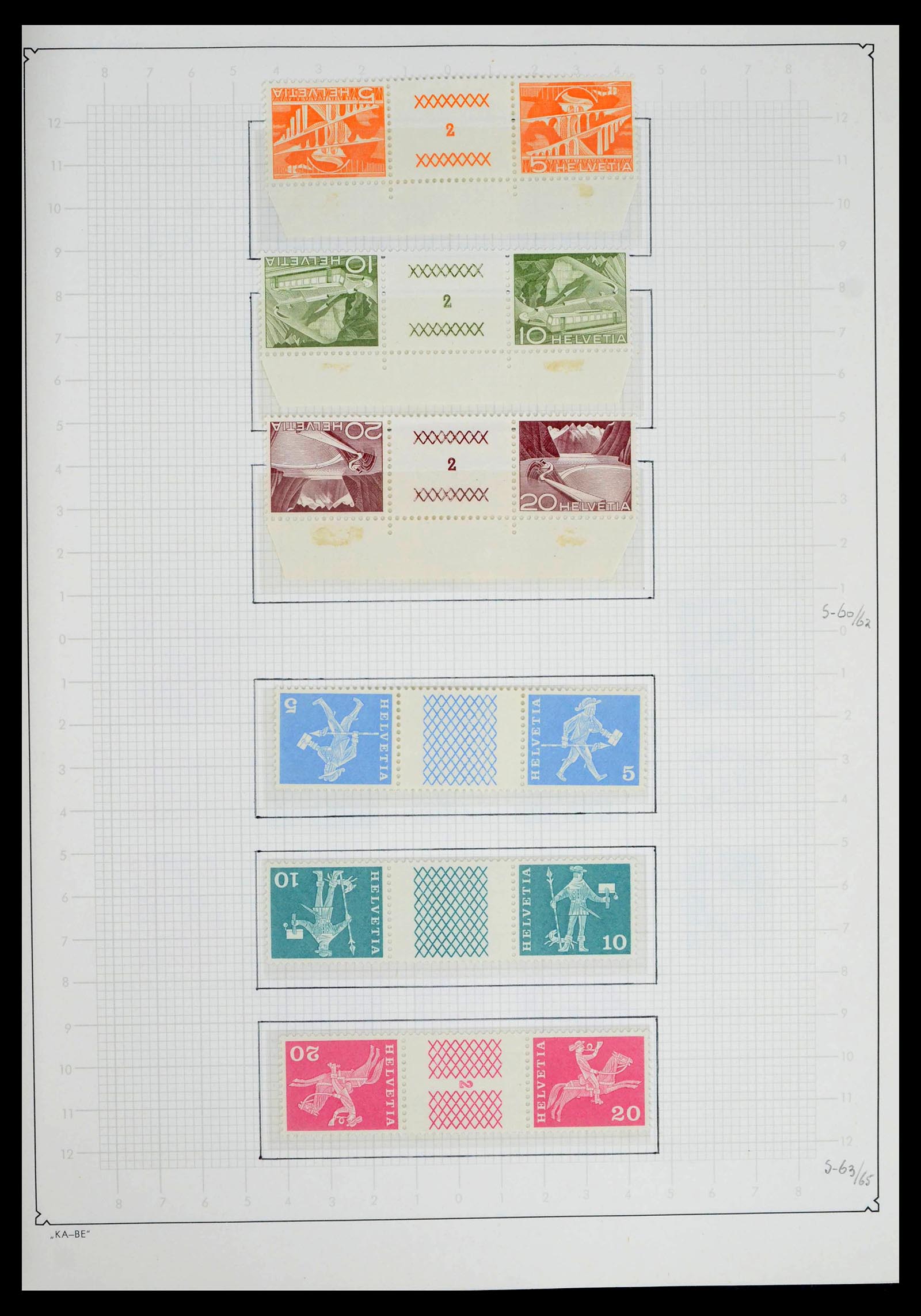 39420 0188 - Stamp collection 39420 Switzerland 1862-1974.