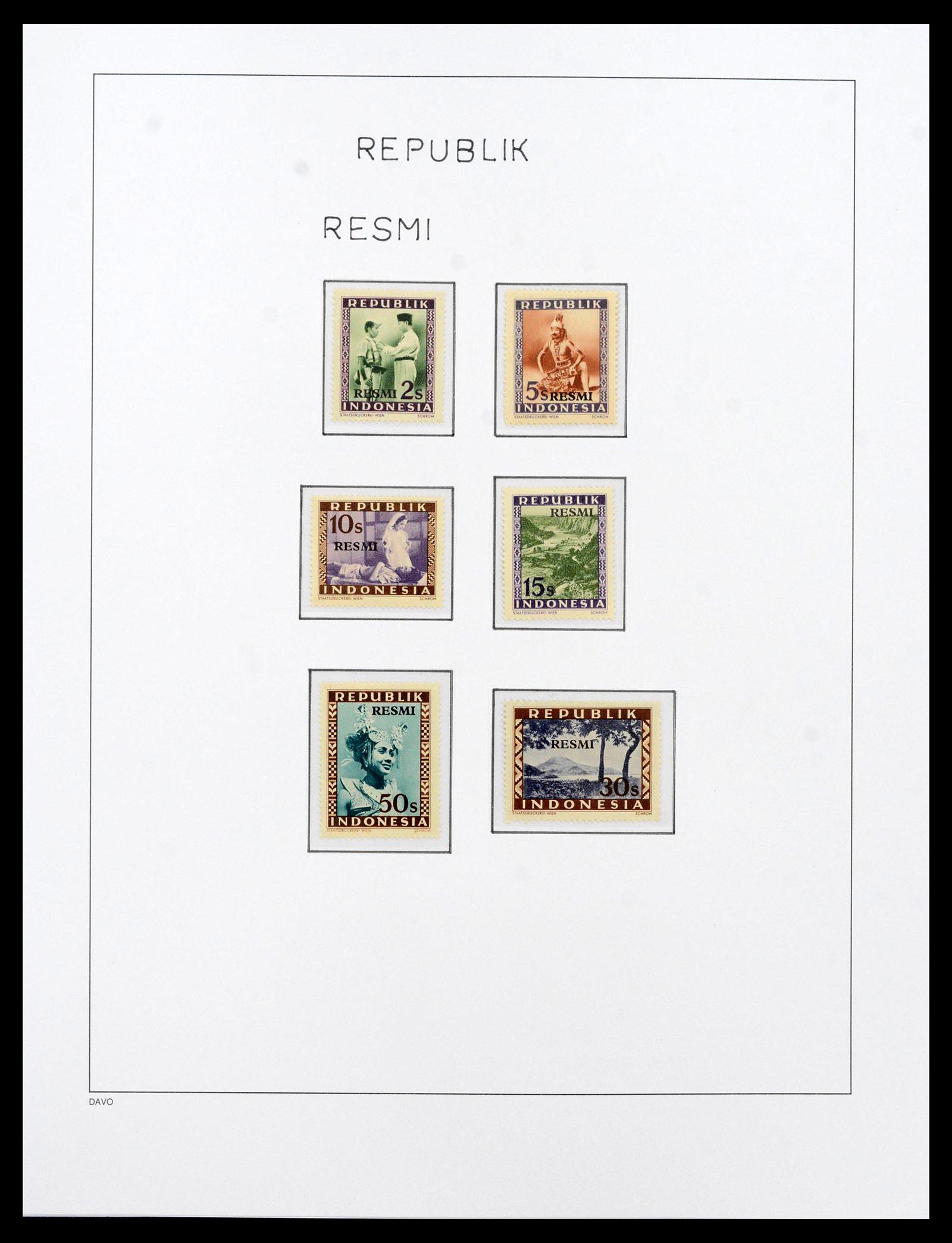 39421 0033 - Postzegelverzameling 39421 Japanse bezetting en interimperiode Nederl
