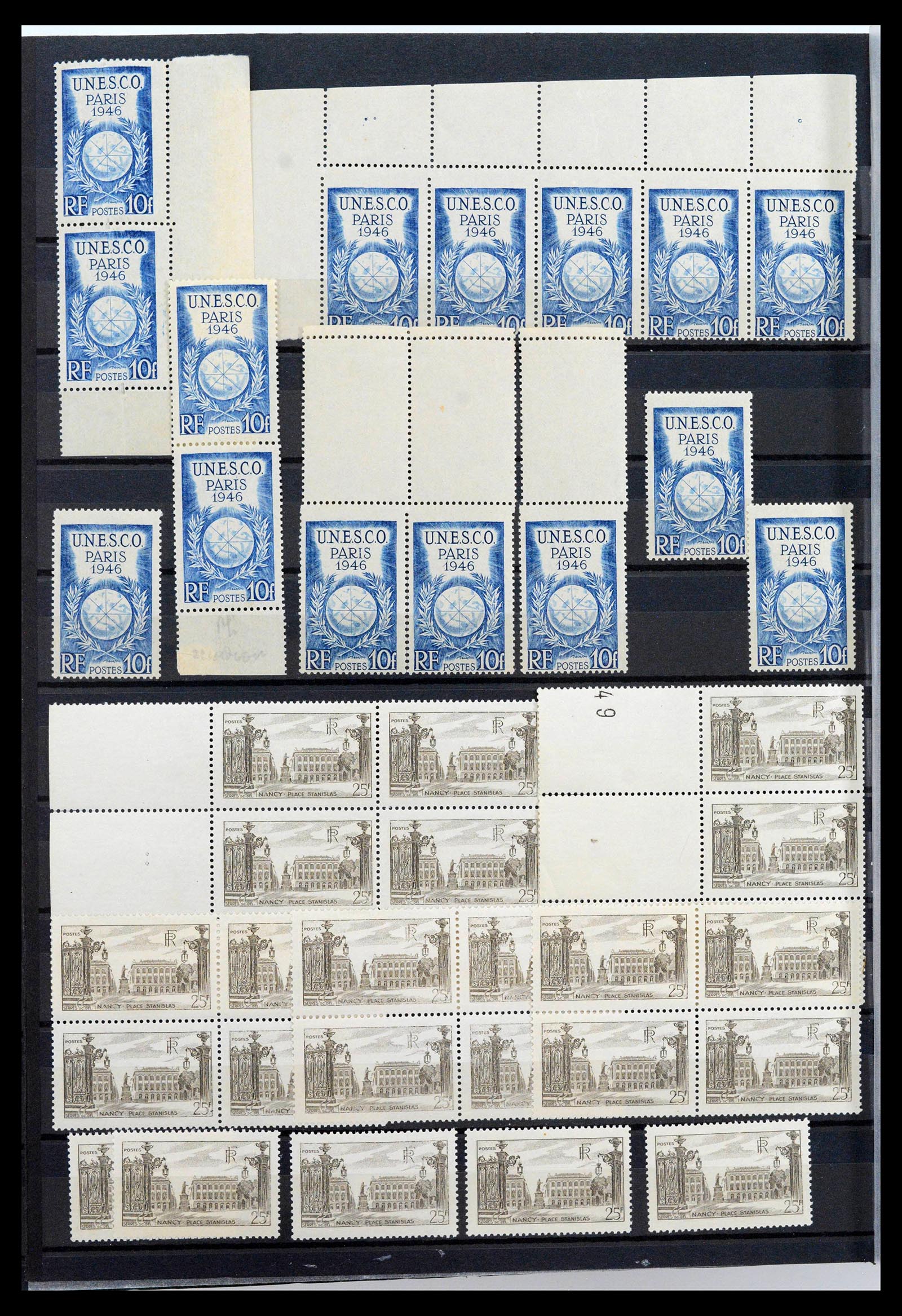 39423 0010 - Postzegelverzameling 39423 Frankrijk variëteiten 1862-1985.