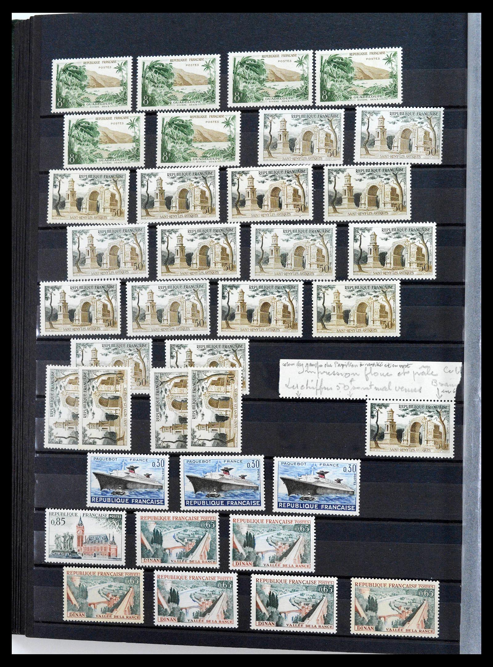 39423 0016 - Postzegelverzameling 39423 Frankrijk variëteiten 1862-1985.