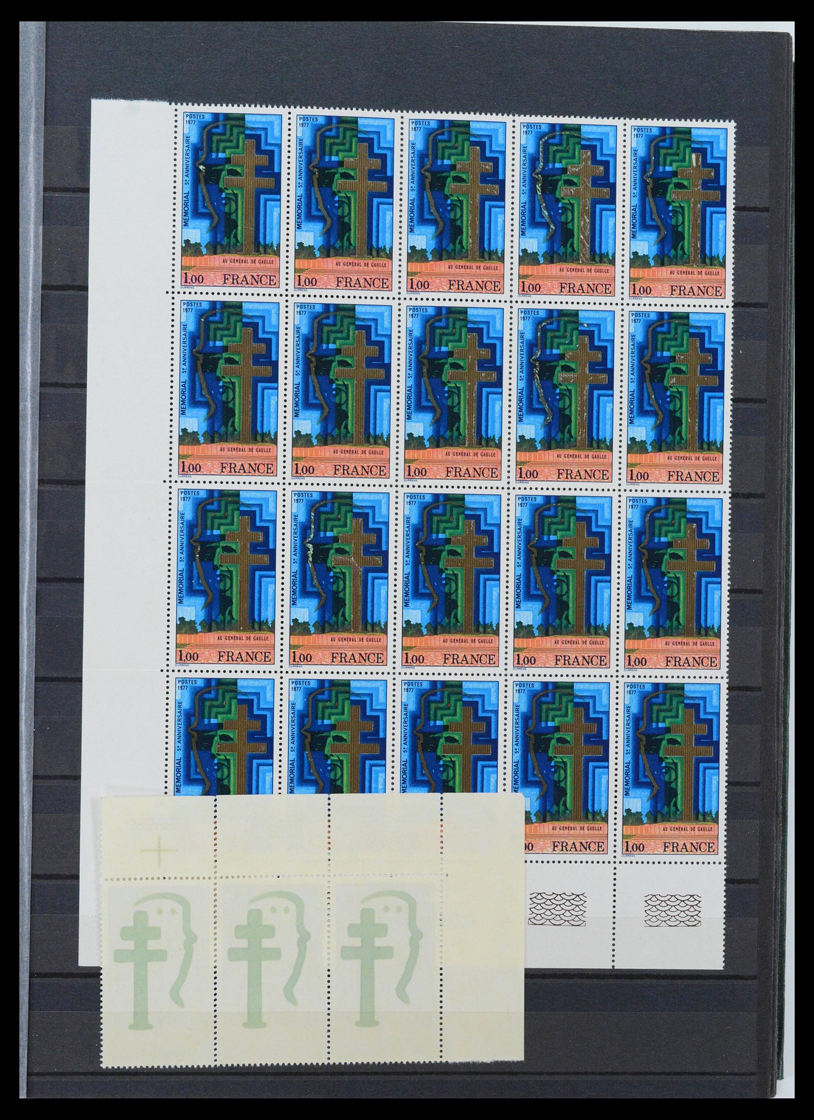 39423 0019 - Postzegelverzameling 39423 Frankrijk variëteiten 1862-1985.