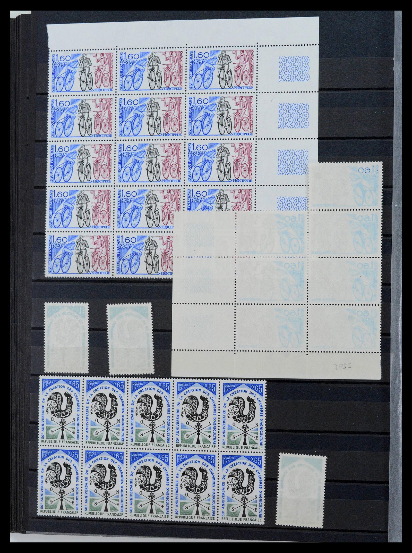 39423 0020 - Postzegelverzameling 39423 Frankrijk variëteiten 1862-1985.