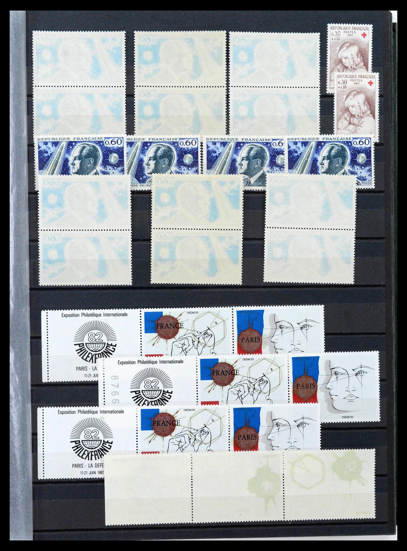 39423 0023 - Postzegelverzameling 39423 Frankrijk variëteiten 1862-1985.