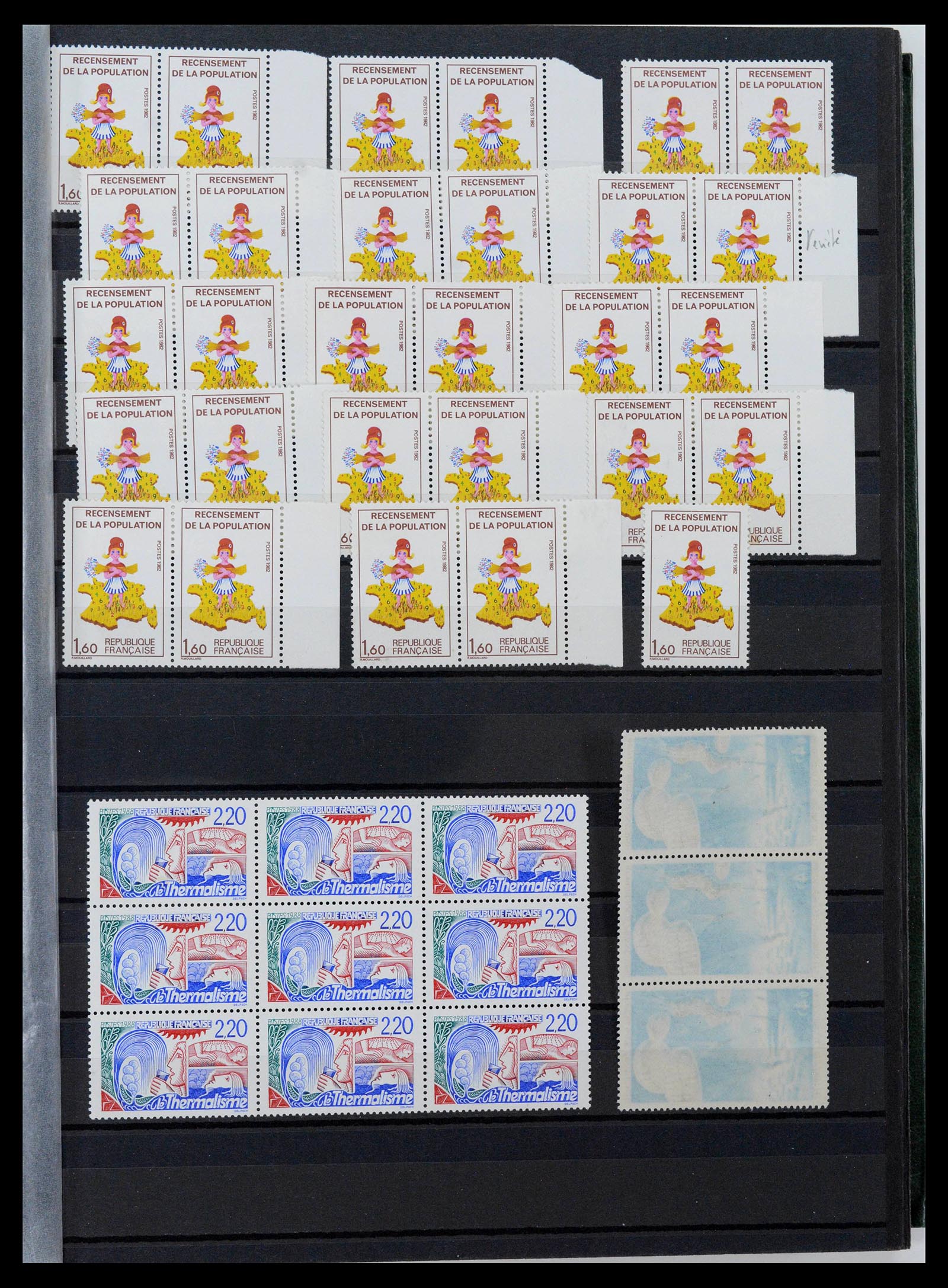 39423 0025 - Postzegelverzameling 39423 Frankrijk variëteiten 1862-1985.