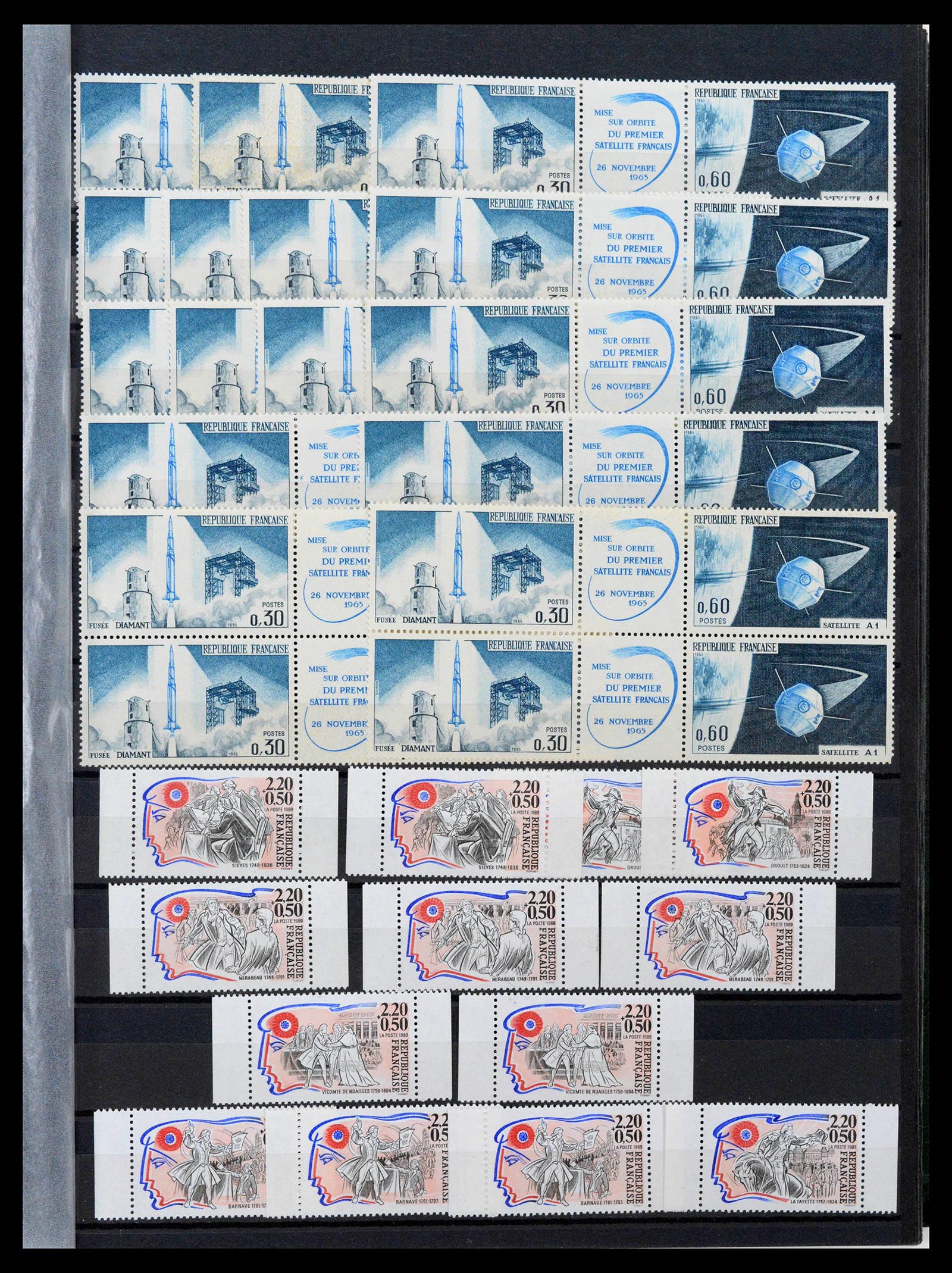 39423 0027 - Postzegelverzameling 39423 Frankrijk variëteiten 1862-1985.