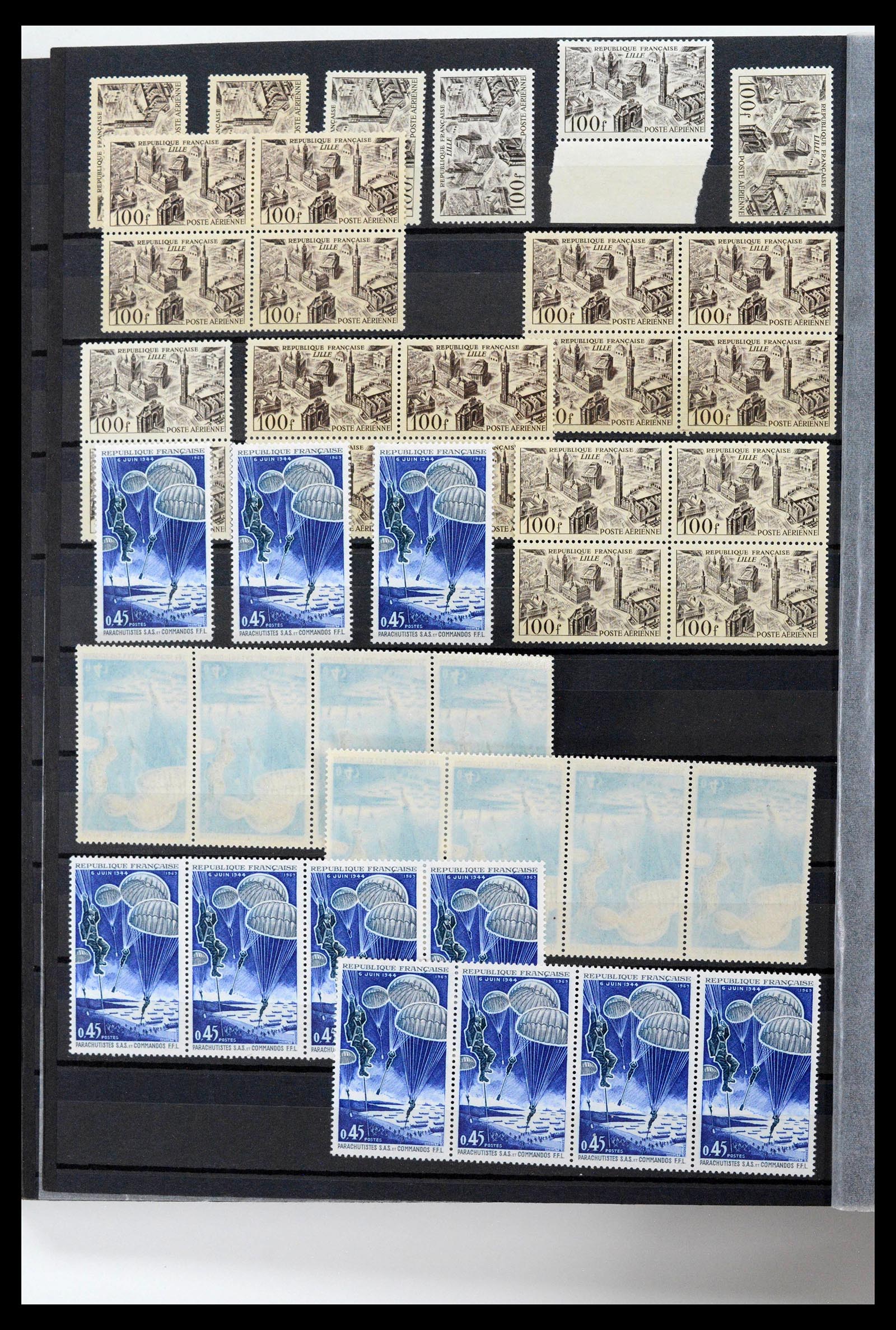 39423 0030 - Postzegelverzameling 39423 Frankrijk variëteiten 1862-1985.