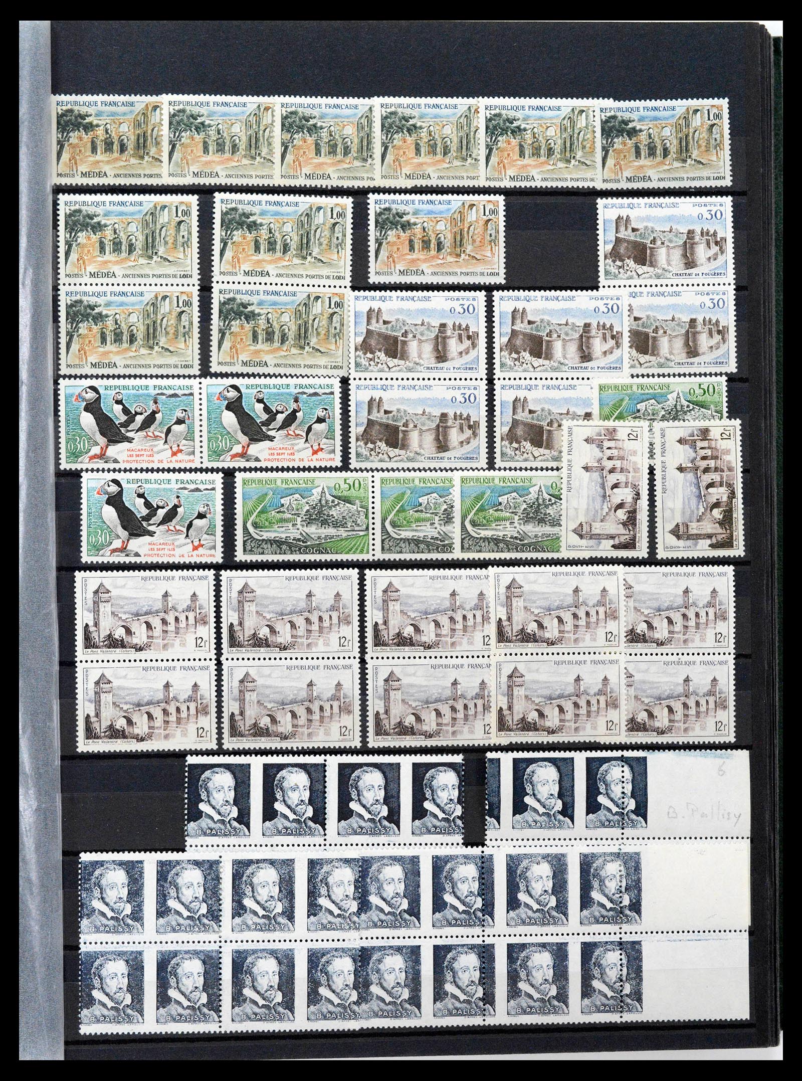 39423 0031 - Postzegelverzameling 39423 Frankrijk variëteiten 1862-1985.