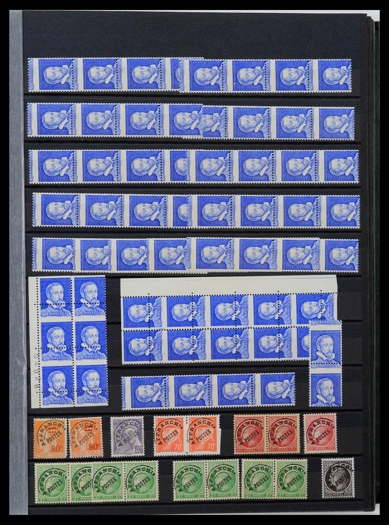 39423 0033 - Postzegelverzameling 39423 Frankrijk variëteiten 1862-1985.