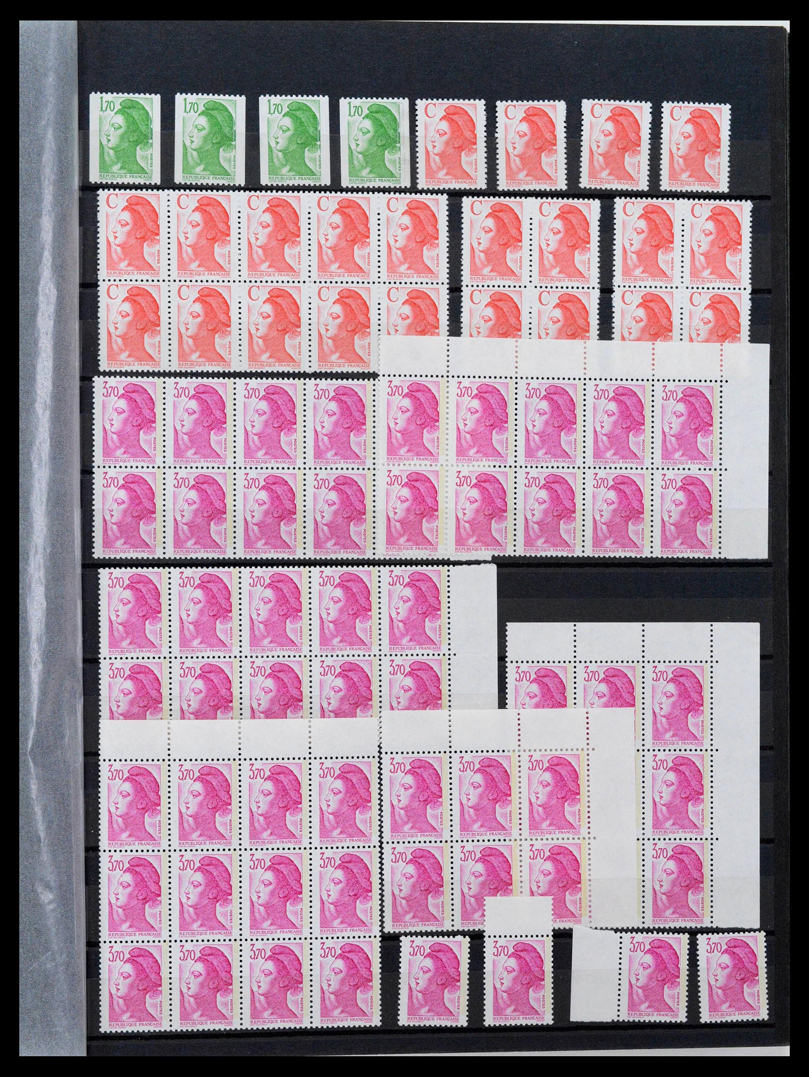 39423 0039 - Postzegelverzameling 39423 Frankrijk variëteiten 1862-1985.