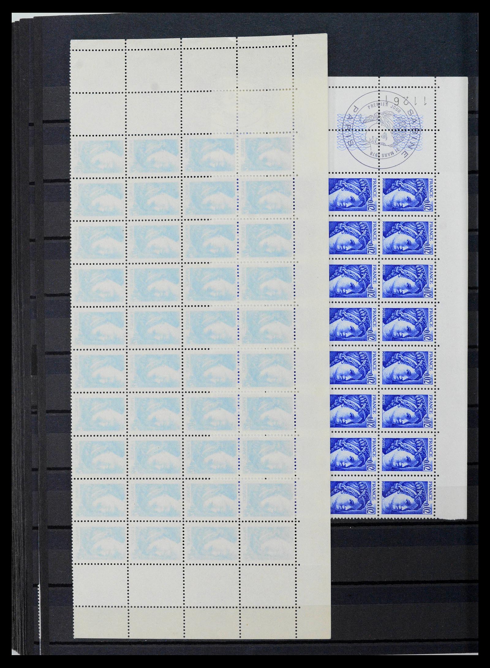 39423 0046 - Postzegelverzameling 39423 Frankrijk variëteiten 1862-1985.