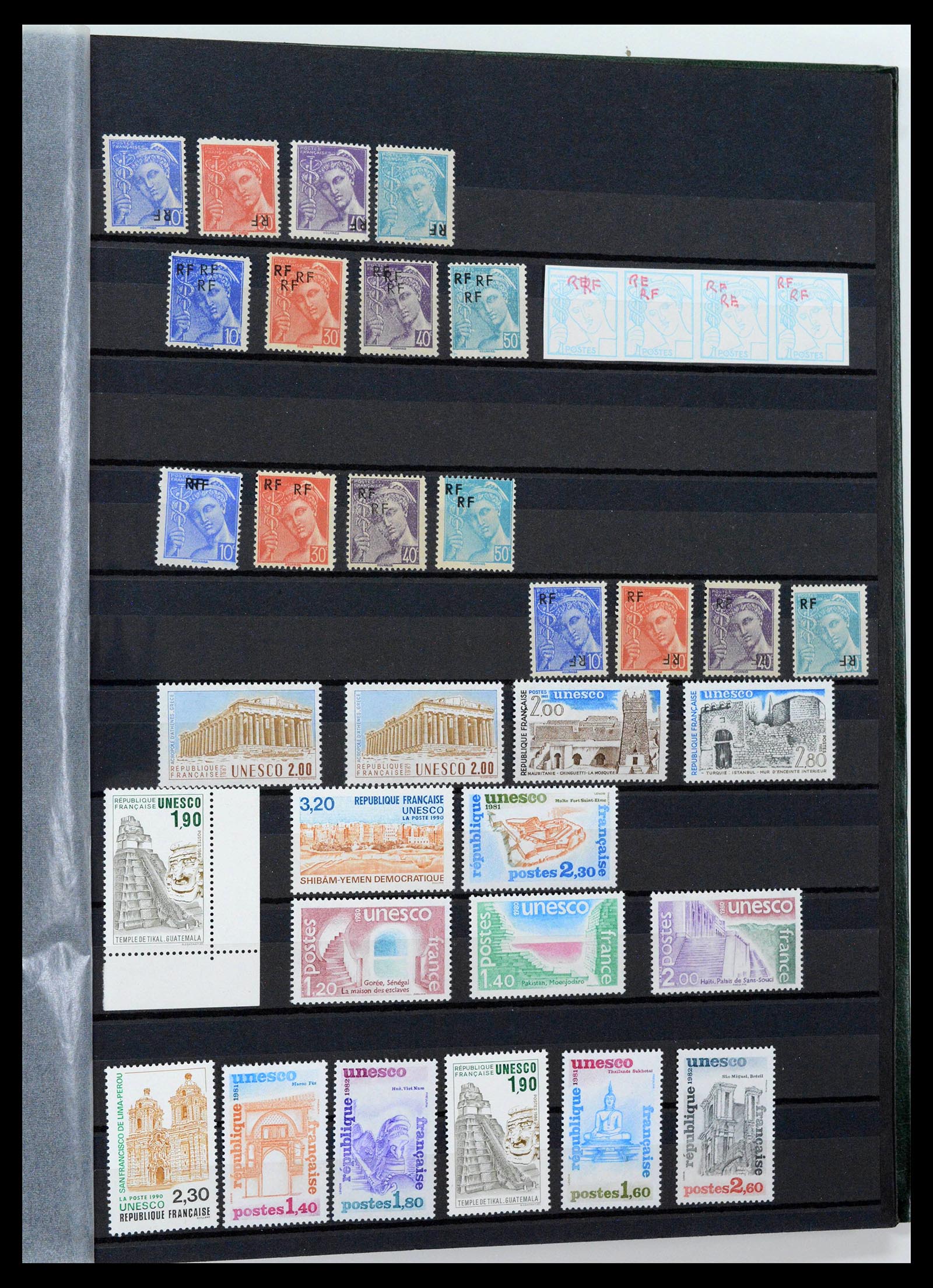 39423 0055 - Postzegelverzameling 39423 Frankrijk variëteiten 1862-1985.